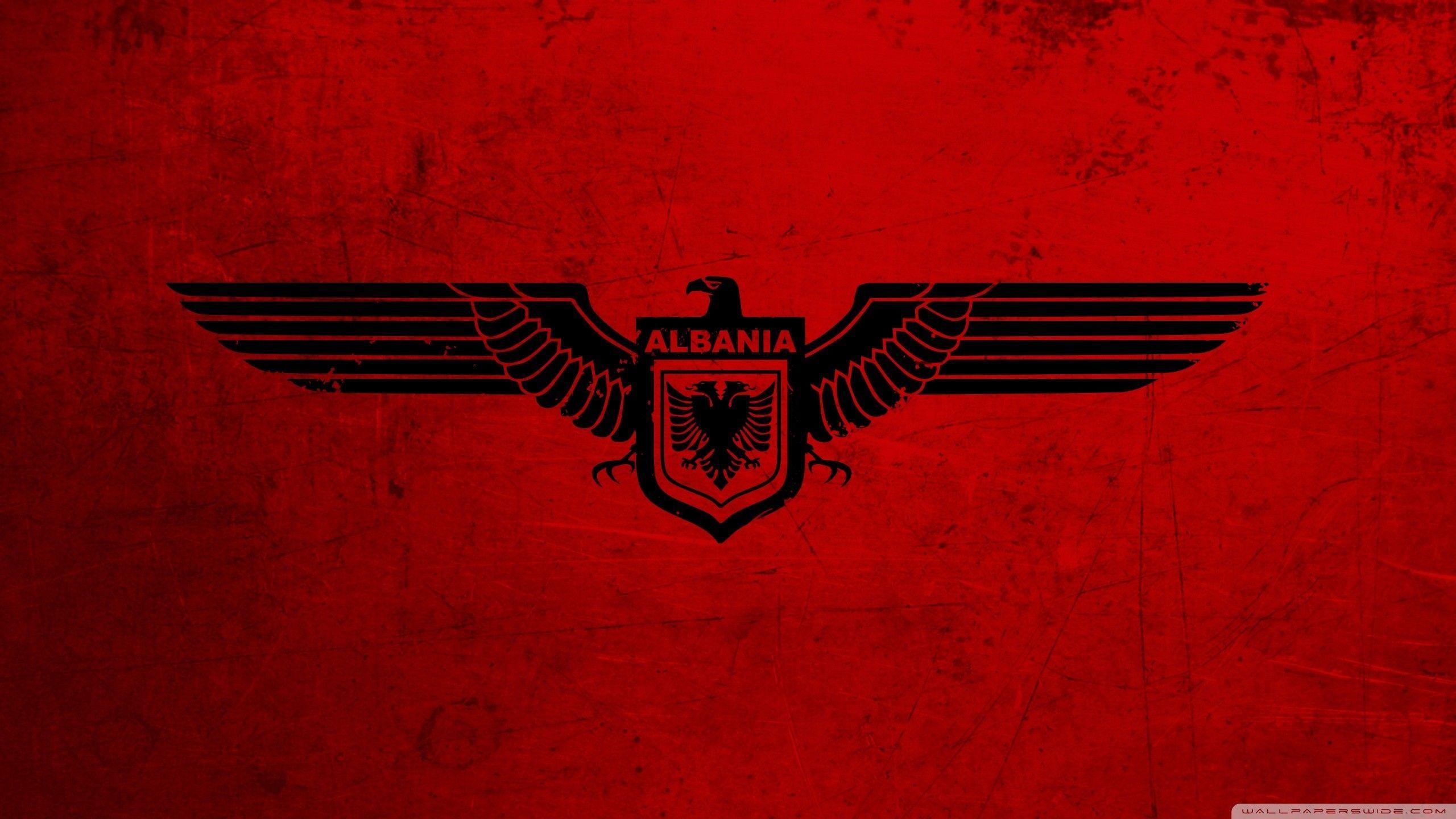 2560x1440 Albanian Flag Wallpaper Wallpaper 4k