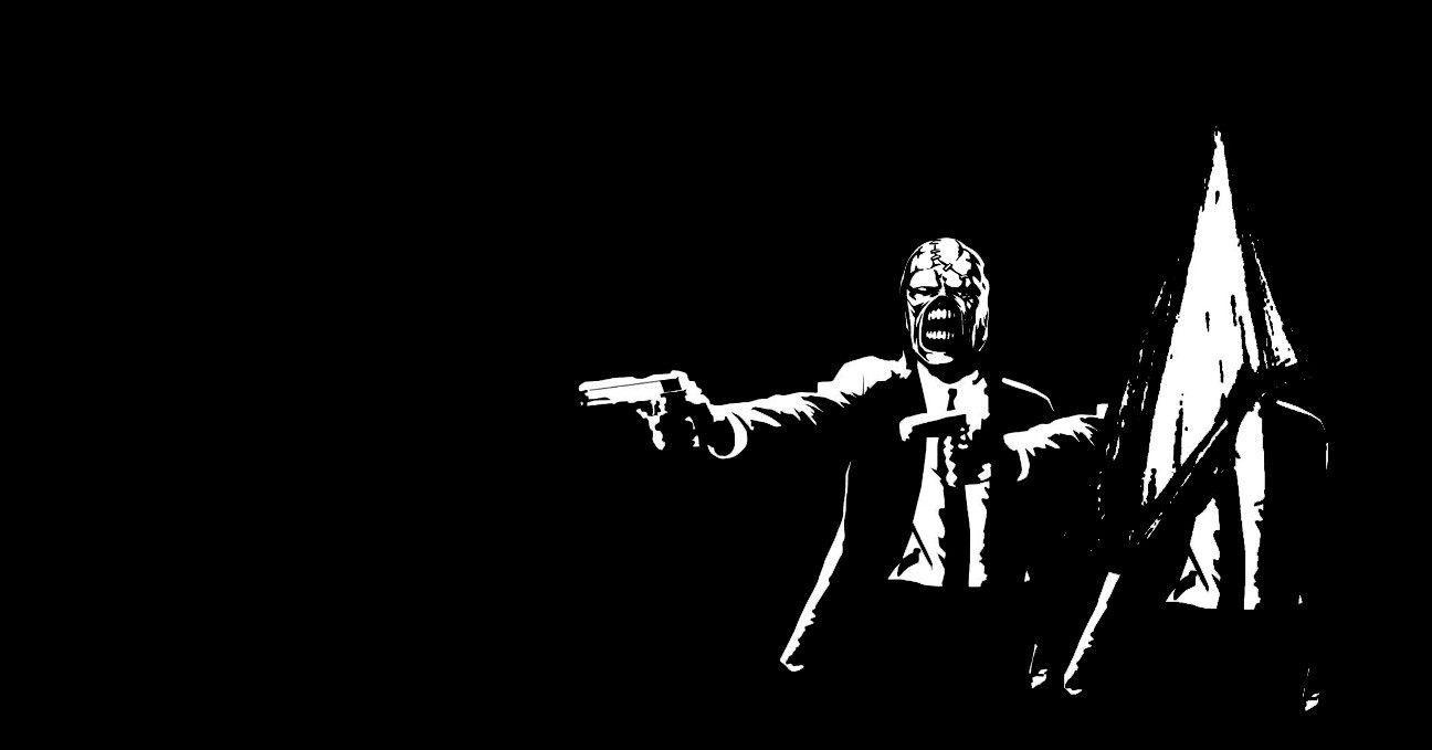 1296x679 Guns suit pulp fiction nemesis pyramid head 1296x suit, pulp
