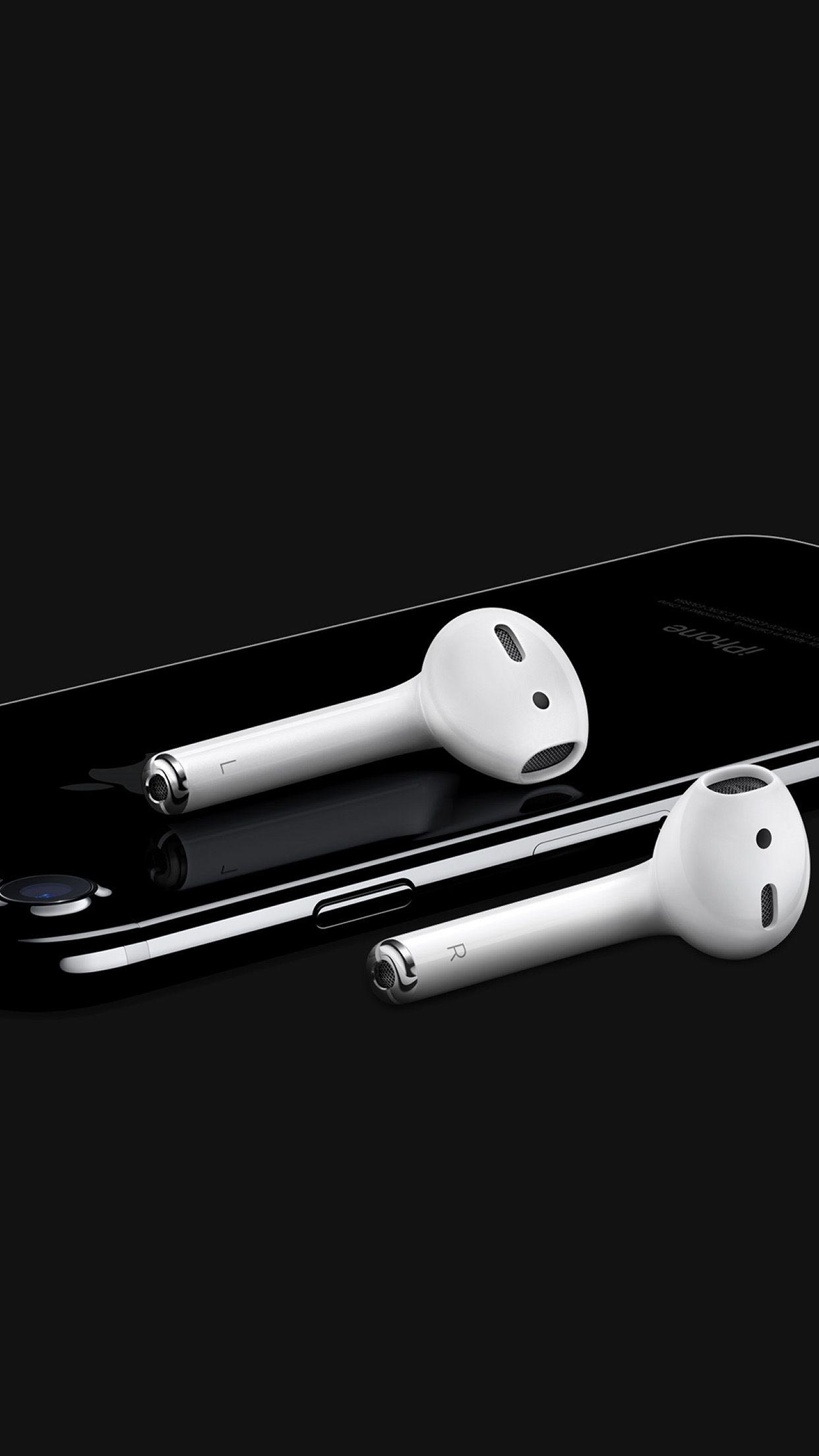 1242x2208 Apple Iphone7 Dark Airpod Art Illustration