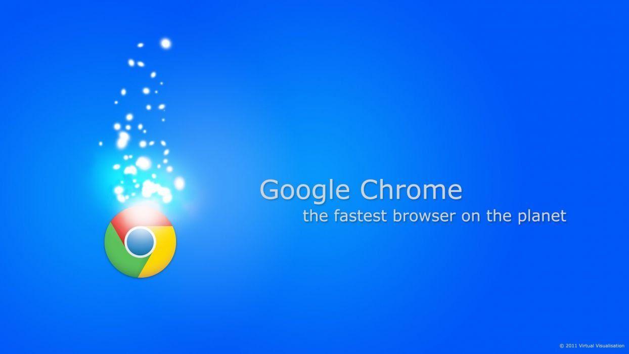 1244x700 Blue Google Chrome Wallpaper