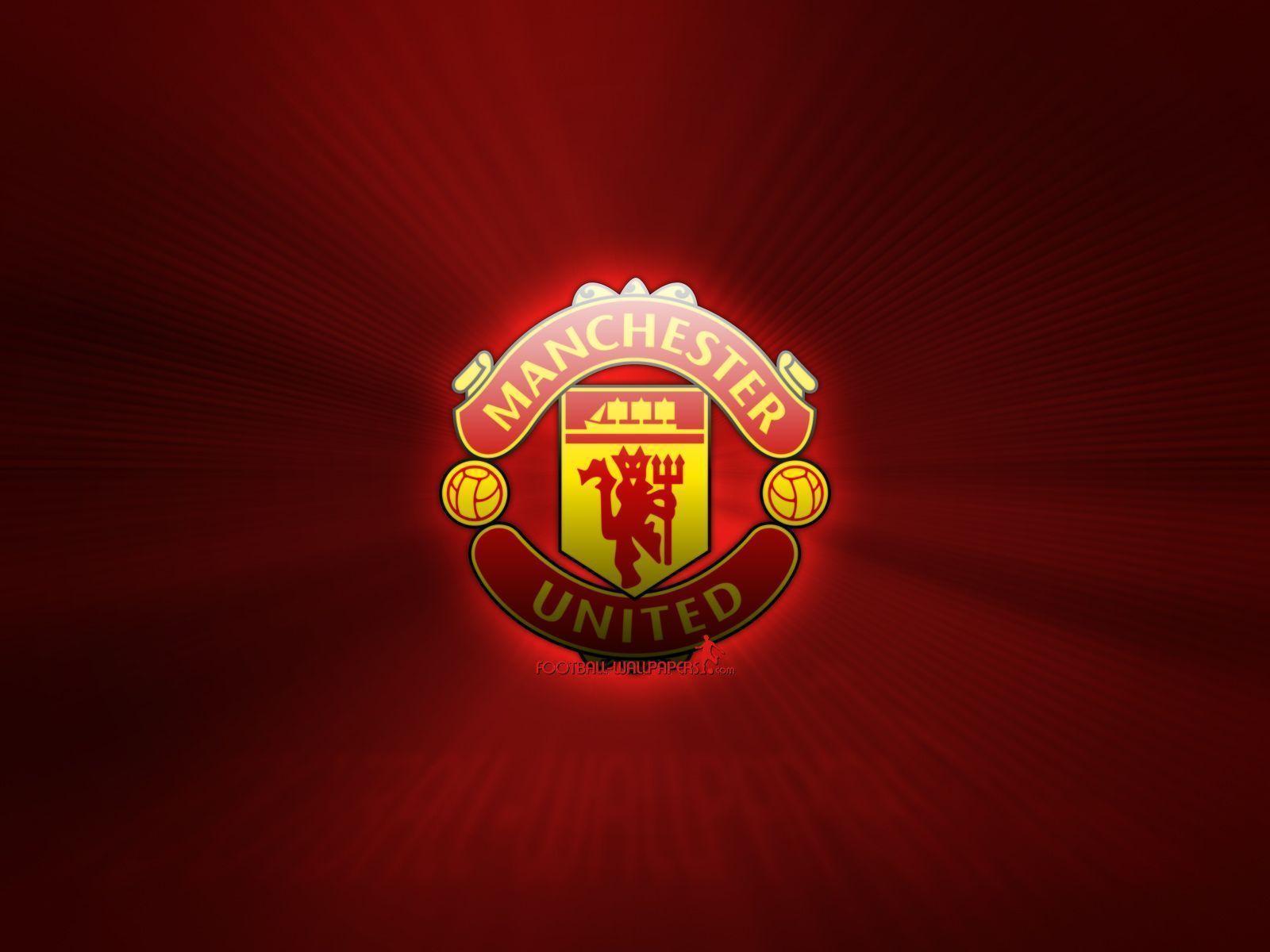 1600x1200 Hình nền Logo Man Utd