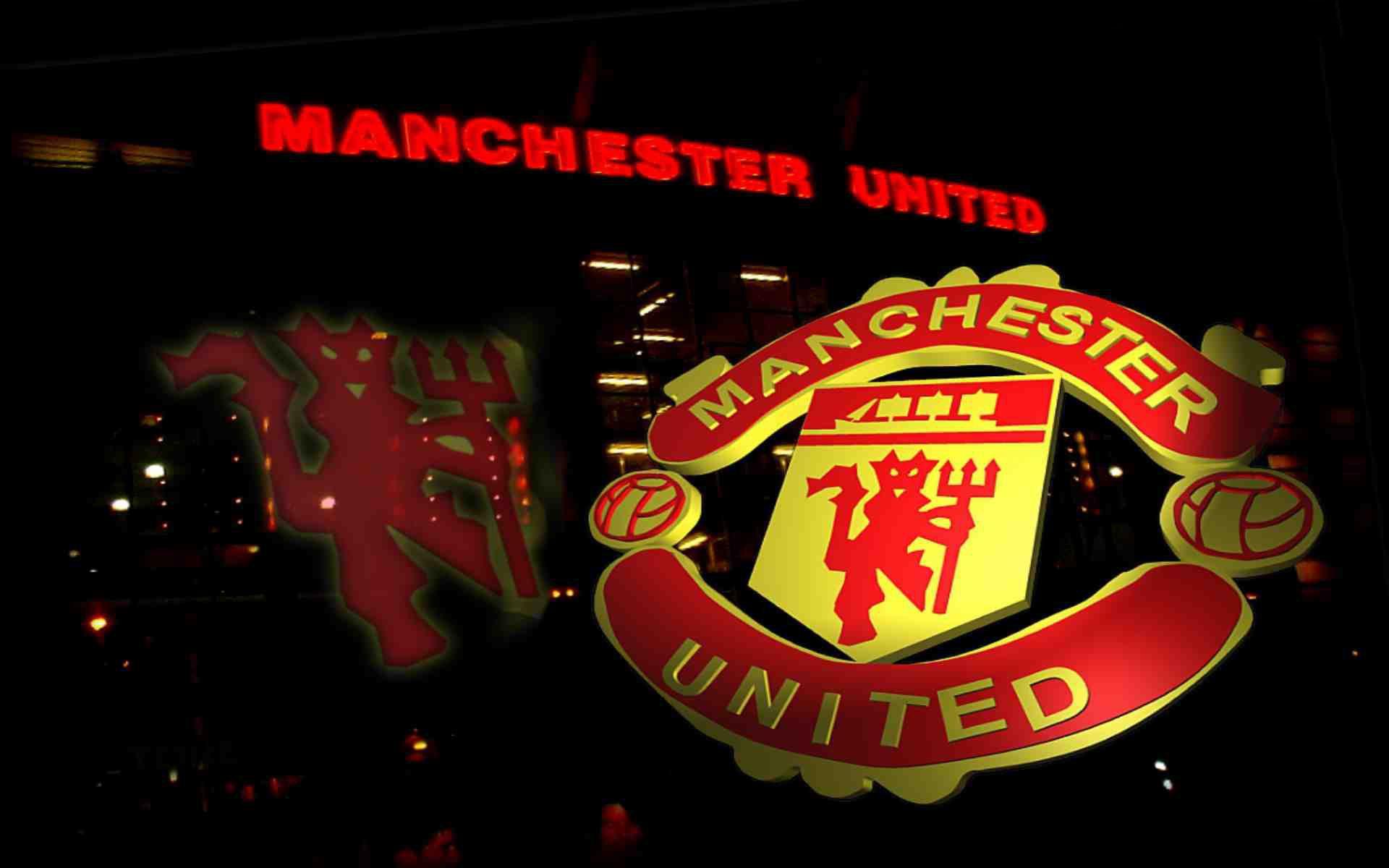 1920x1200 Hình nền Logo Manchester United