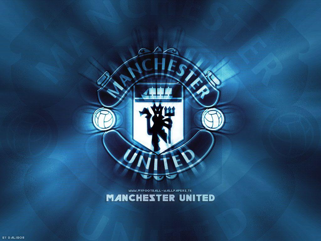 1024x768 Hình nền biểu trưng Manchester United 2010