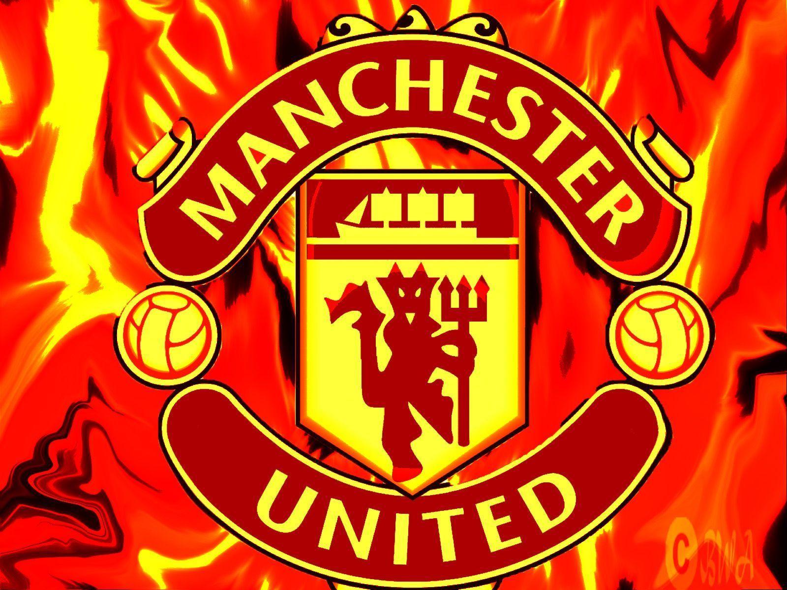 1600x1200 Hình nền biểu trưng Manchester United