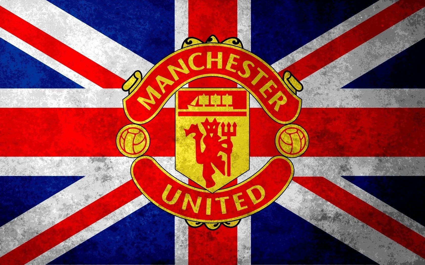 1680x1050 Tải xuống miễn phí Hình nền Manchester United Logo 3 Manchester United