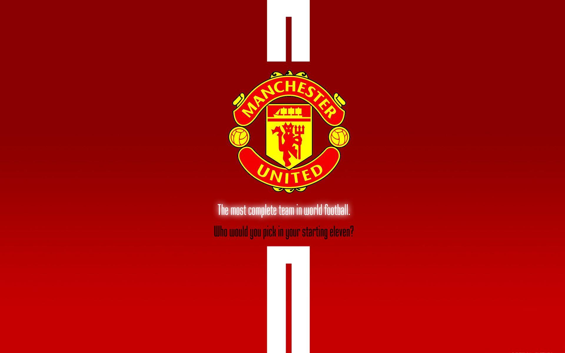 1920x1200 Tải xuống miễn phí Hình nền Logo Manchester United [1920x1200]