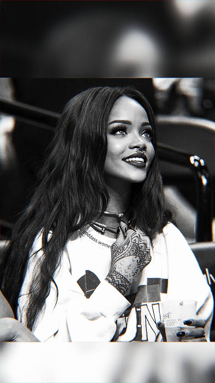 720x1280 Rihanna Black And White Wallpaper Age Albums