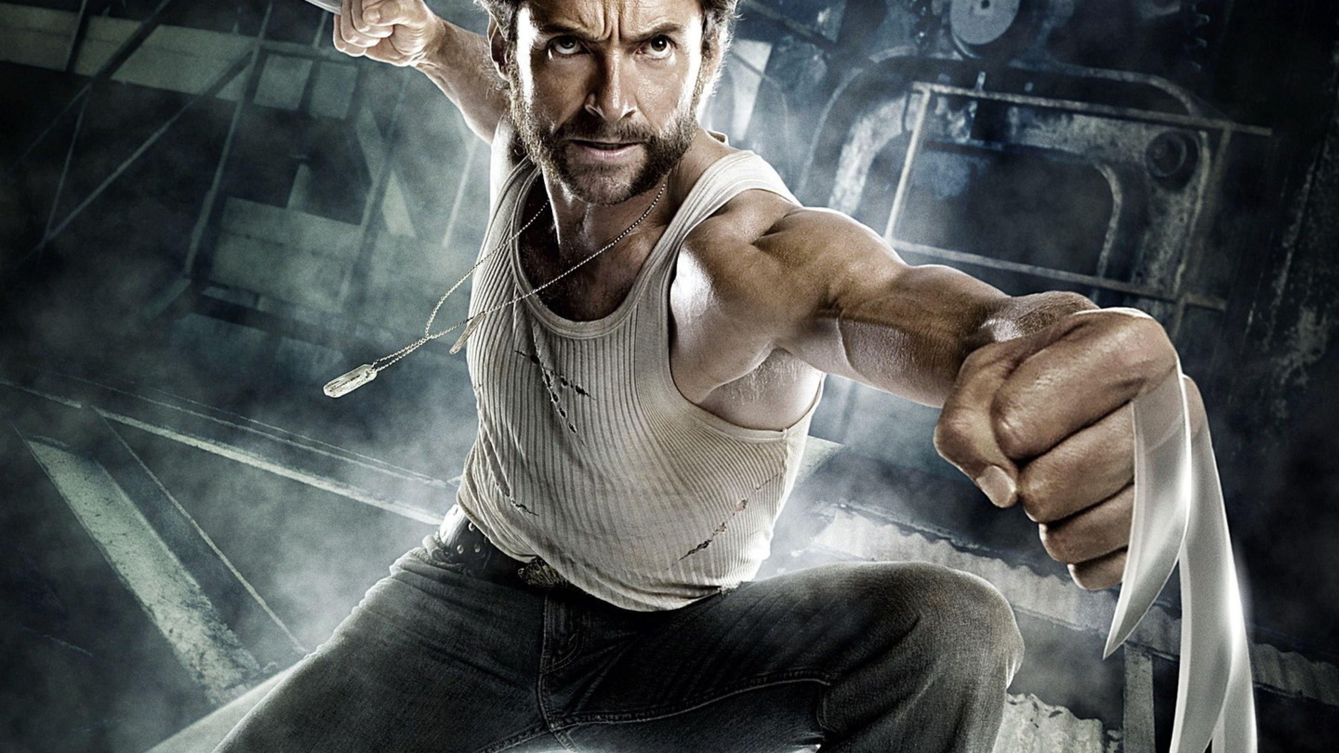 5120x2880 Hugh Jackman As Wolverine Abstract wallpaper 5K