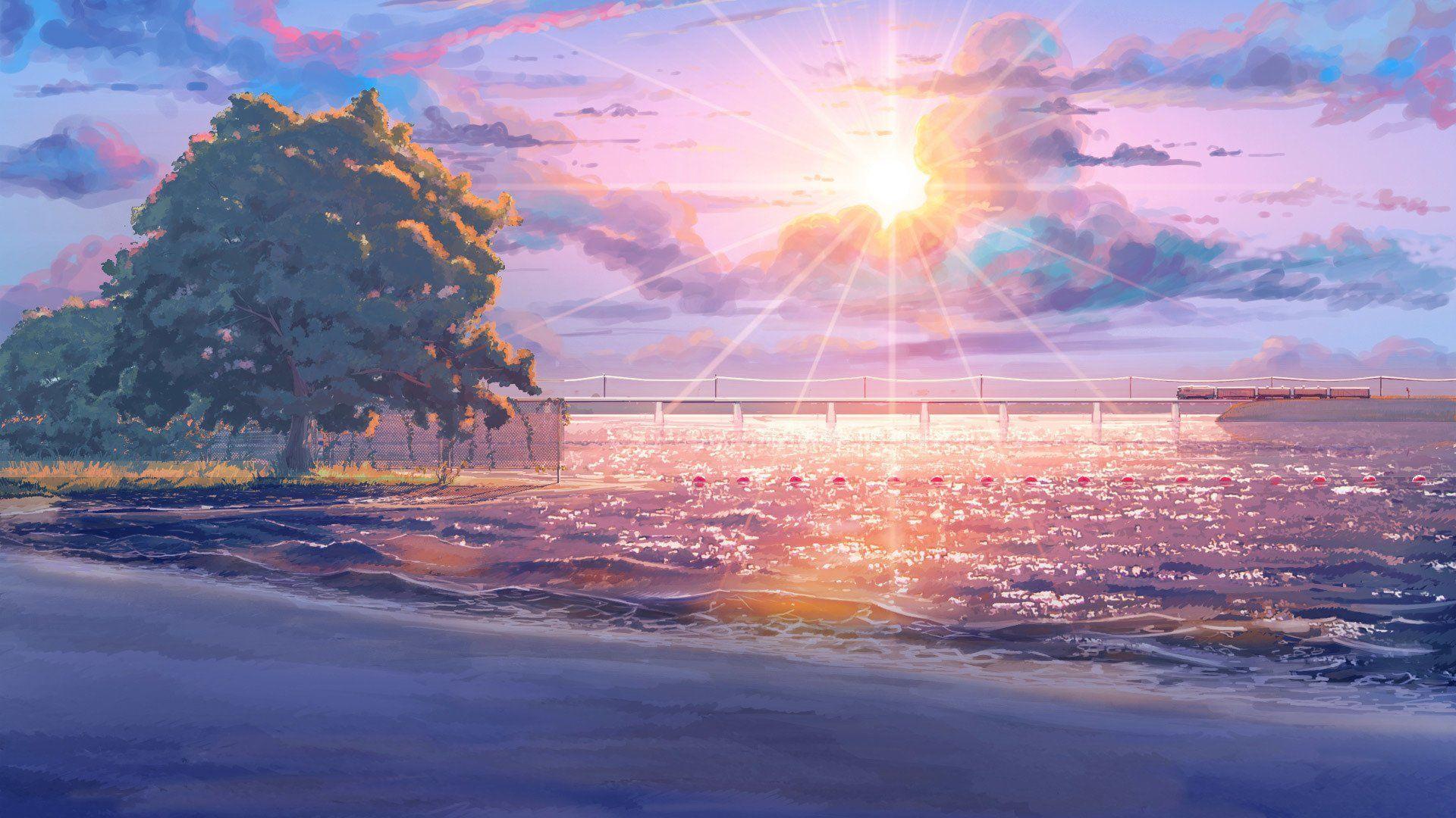 28 Anime Scenery Wallpapers - Wallpaperboat