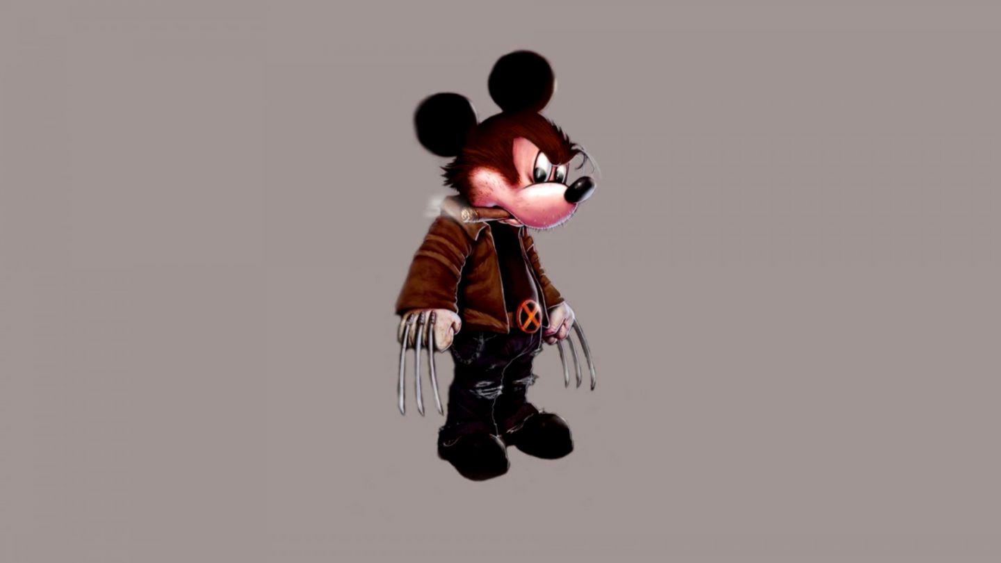 1440x810 Mickey Mouse Wolverine Wallpaper HD