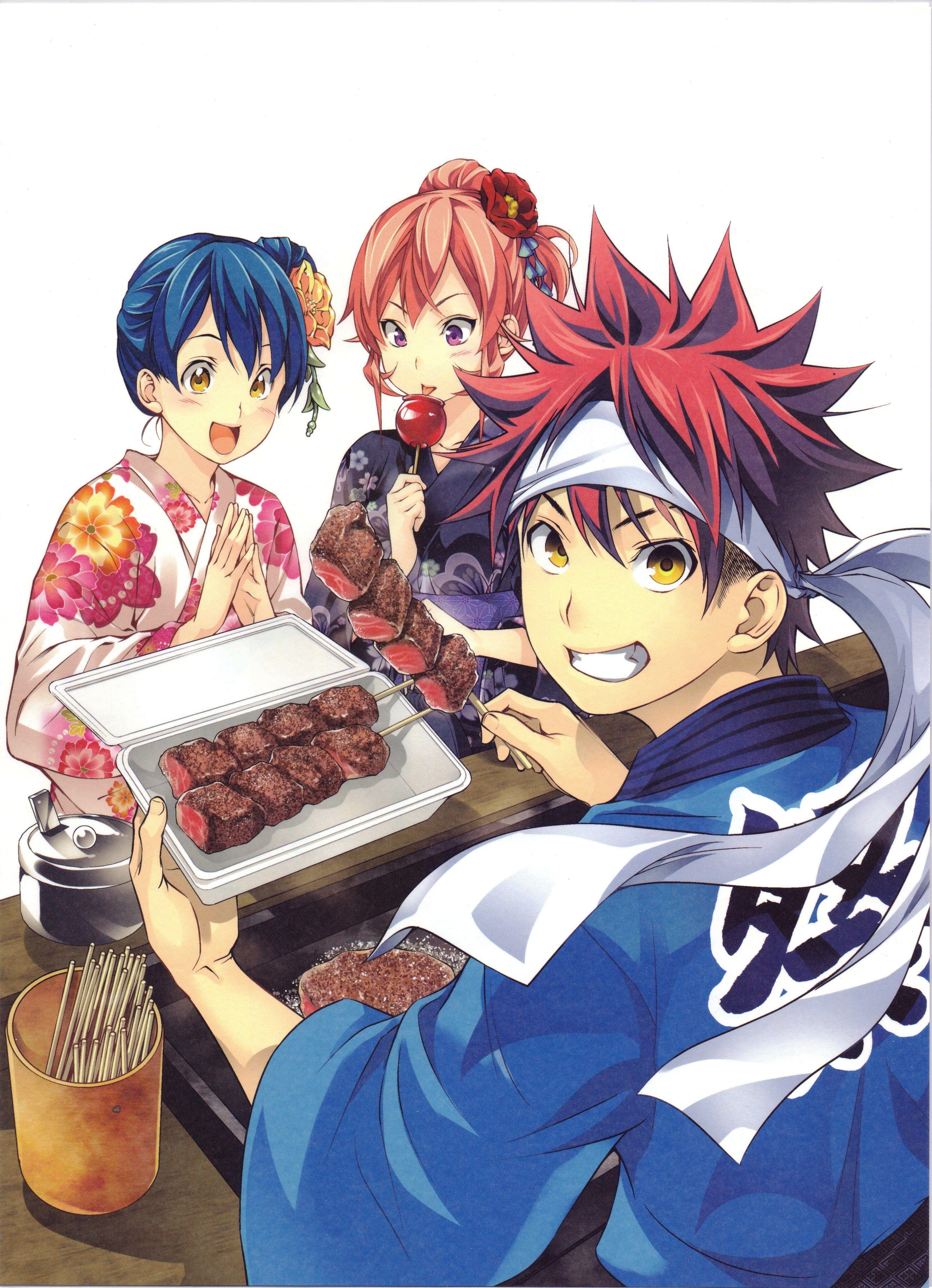 3321x4589 Food Wars 4k Mobile Wallpaper