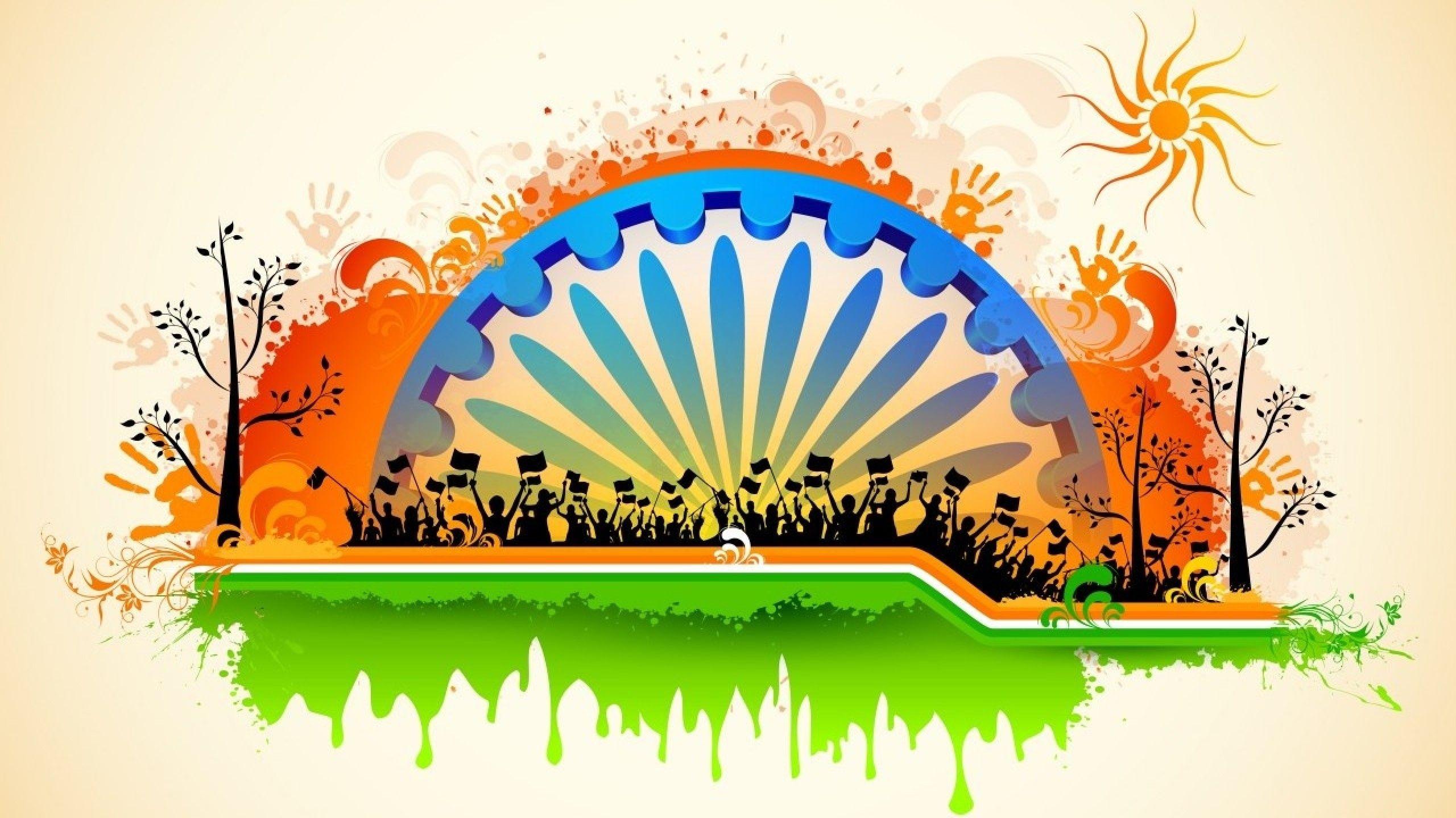 2560x1440 January Republic Day HD Background Wallpaper 12044