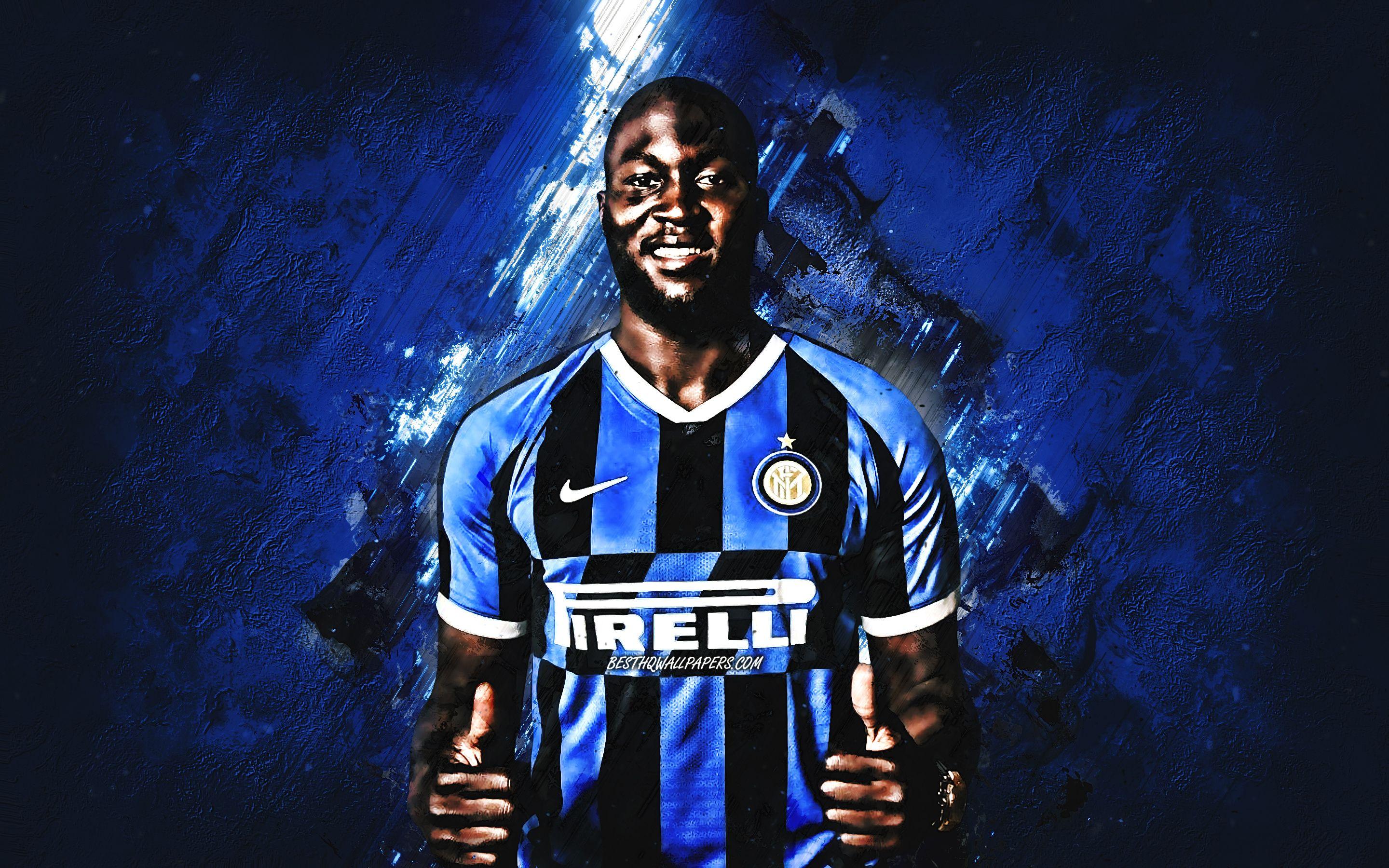 2880x1800 Download wallpaper Romelu Lukaku, Inter Milan, portrait, FC