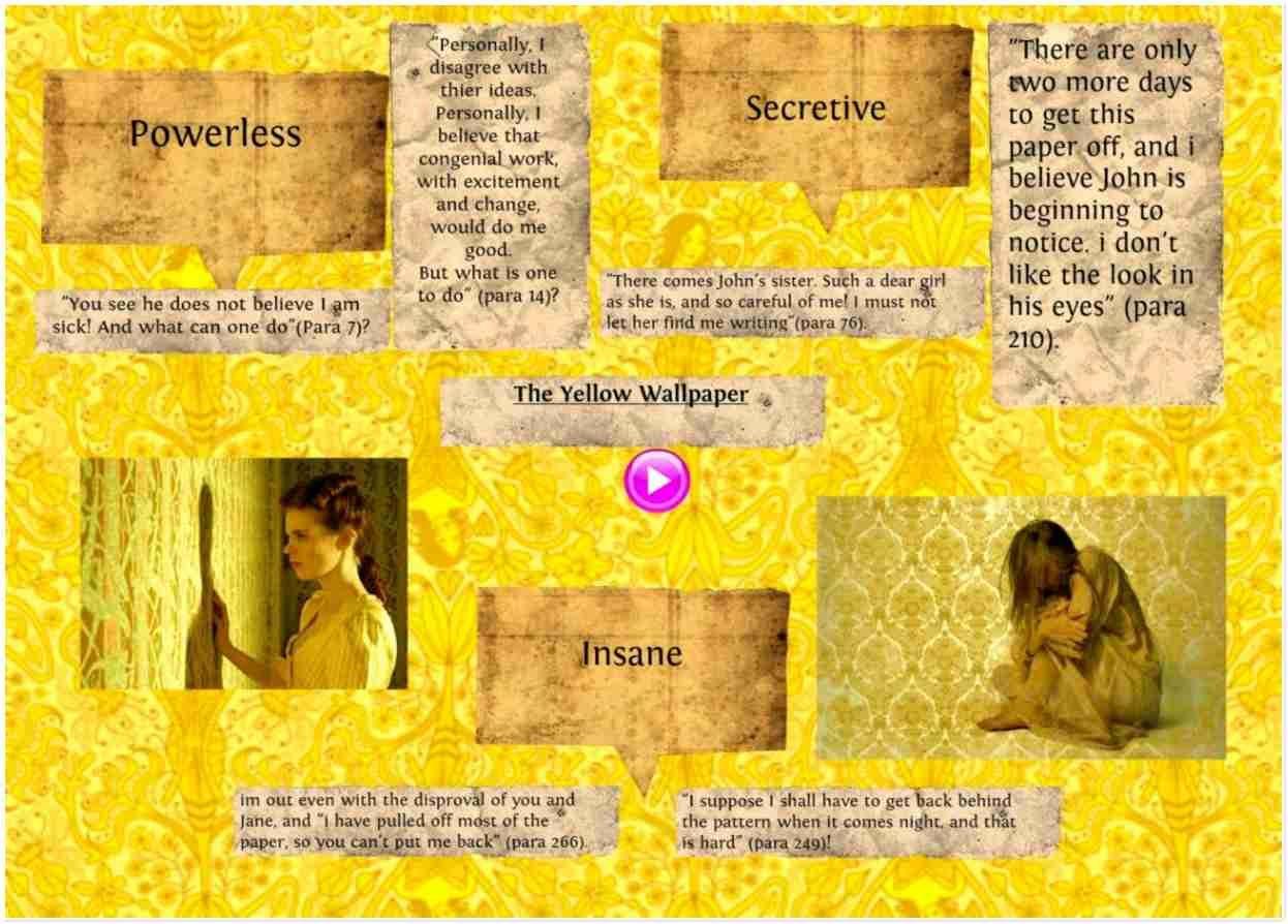 1246x894 Latest 16 the yellow analysis wallpaper. Yellow wallpaper, Book