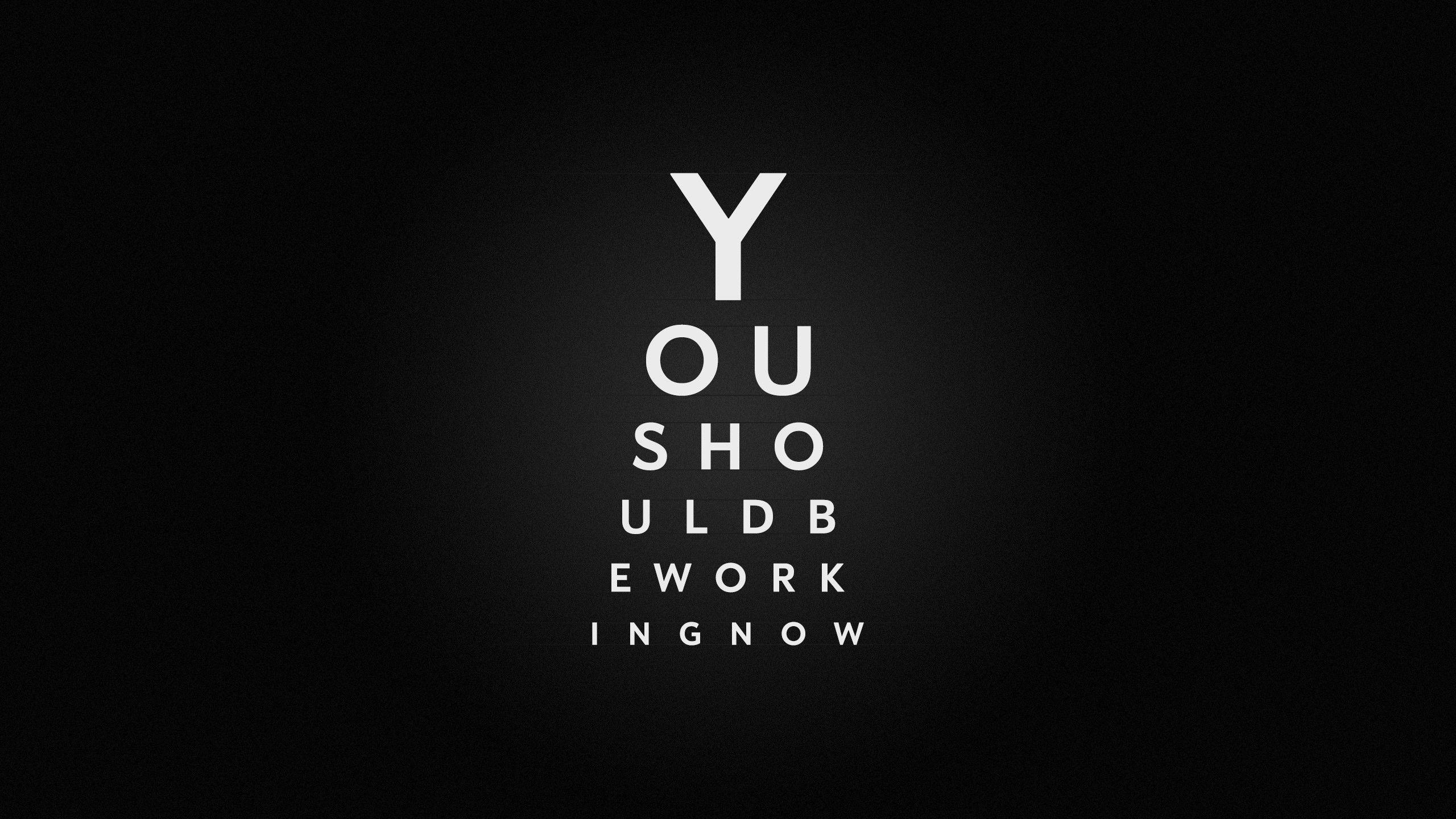 2560x1440 #black, #typography, #simple background, #minimalism