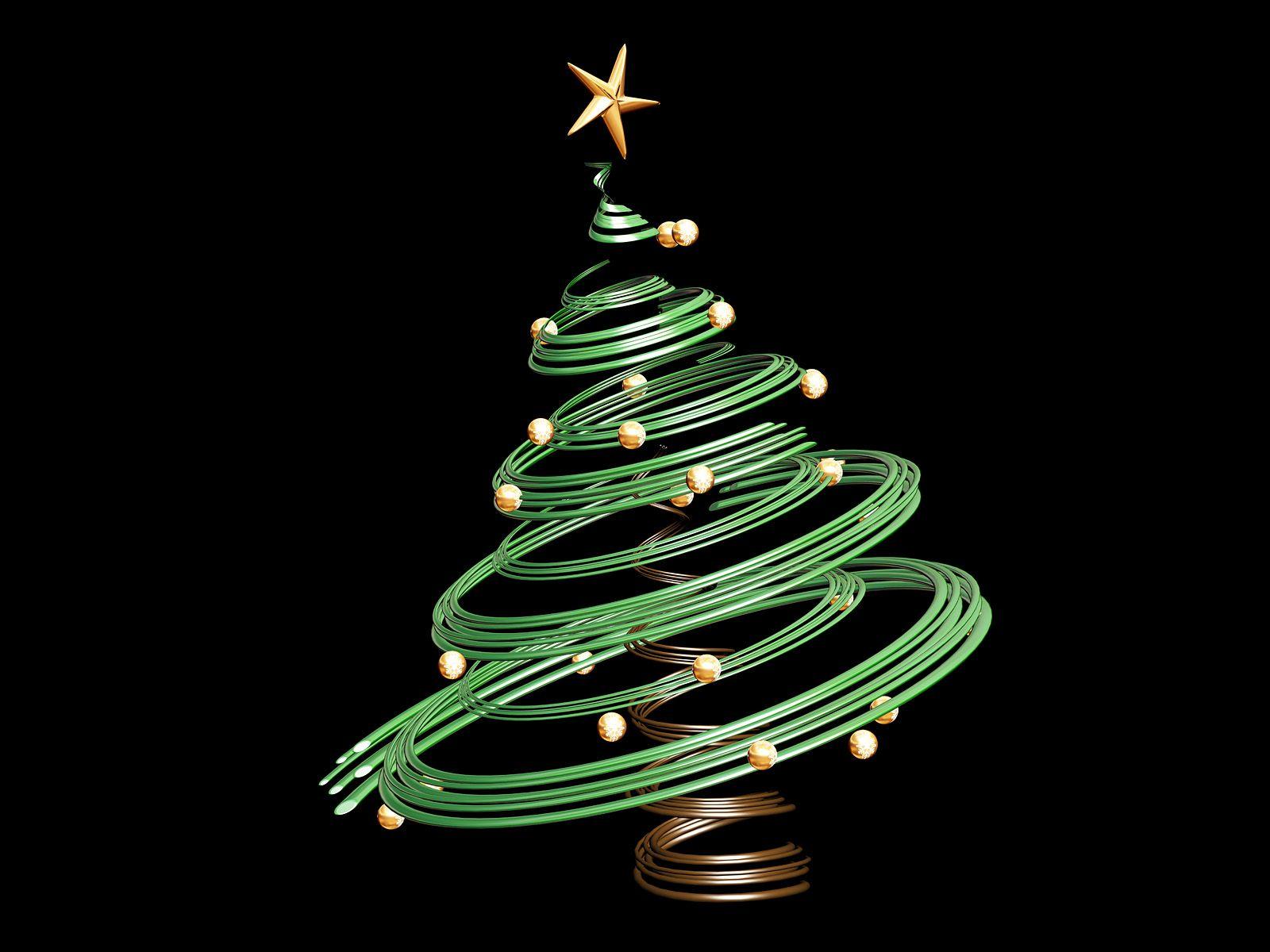 1600x1200 Merry Christmas Tree Abstract Photo. Awesome Christmas Tree Photo