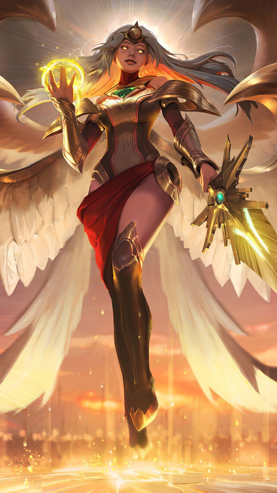 1080x1920 Kayle League Of Legends 4k Mobile Wallpaper iPhone, Android