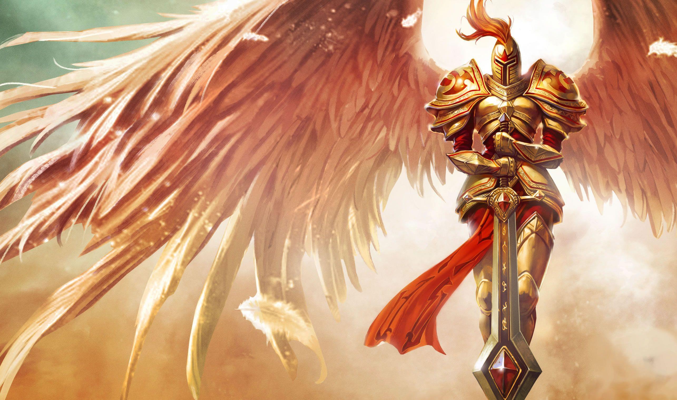 2570x1517 Kayle of Legends Wallpaper