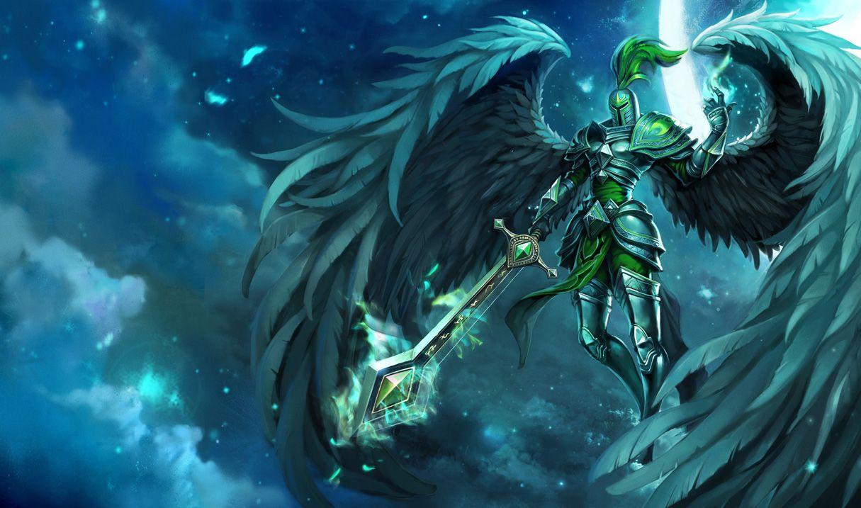 1215x717 Kayle of Legends Anime Image Board