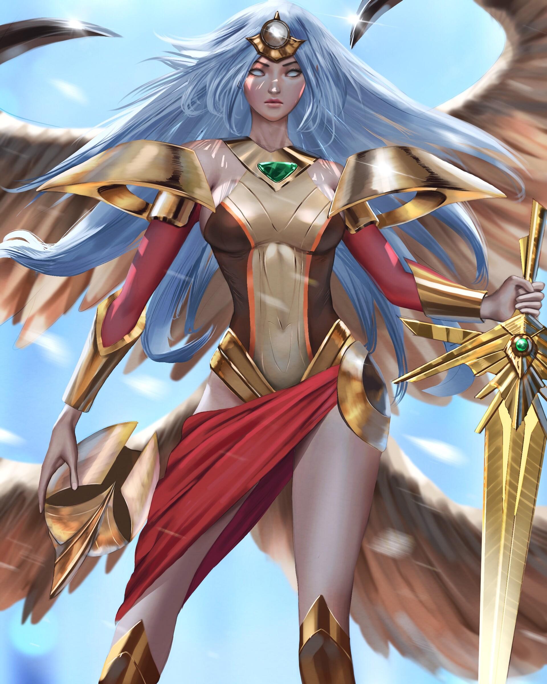 1920x2400 Dope Kayle League of Legends Game Art