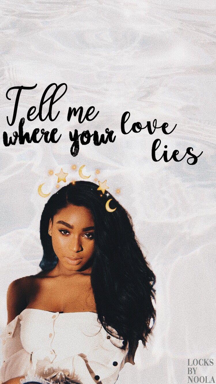 750x1332 Lyrics from „Love Lies” by Khalid and Normani ☁️
