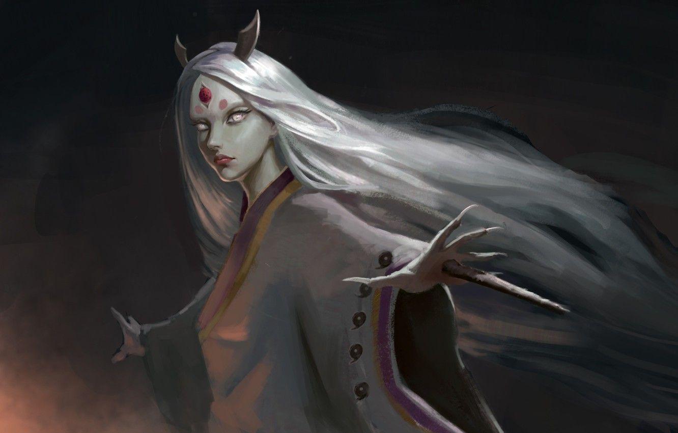 1332x850 Wallpaper Naruto, sharingan, byakugan, Ootsutsuki Kaguya
