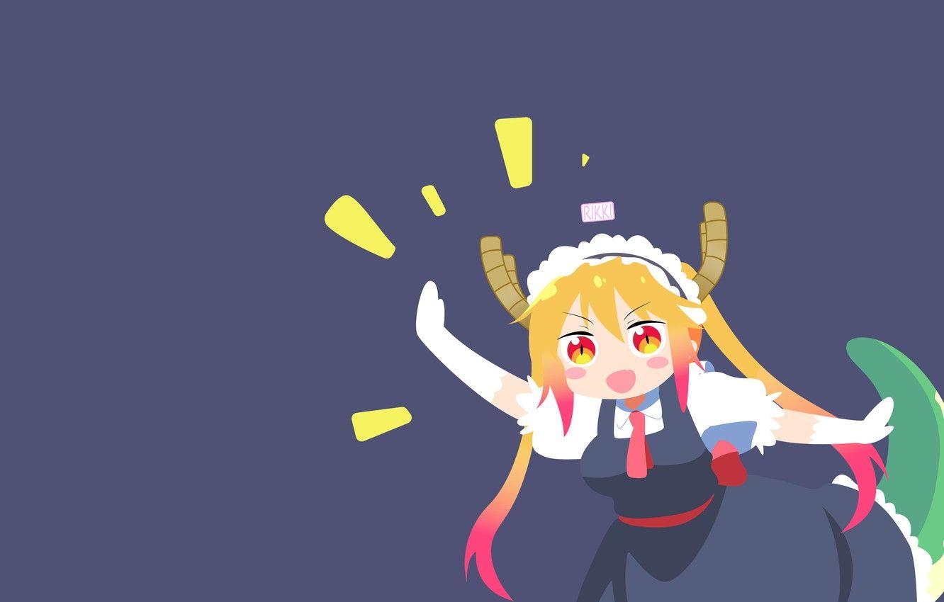 1332x850 Wallpaper Chibi, Kobayashi San Chi No Maid Dragon, The Dragon Maid Kobayashi, Tohru Image For Desktop, Section сёнэн