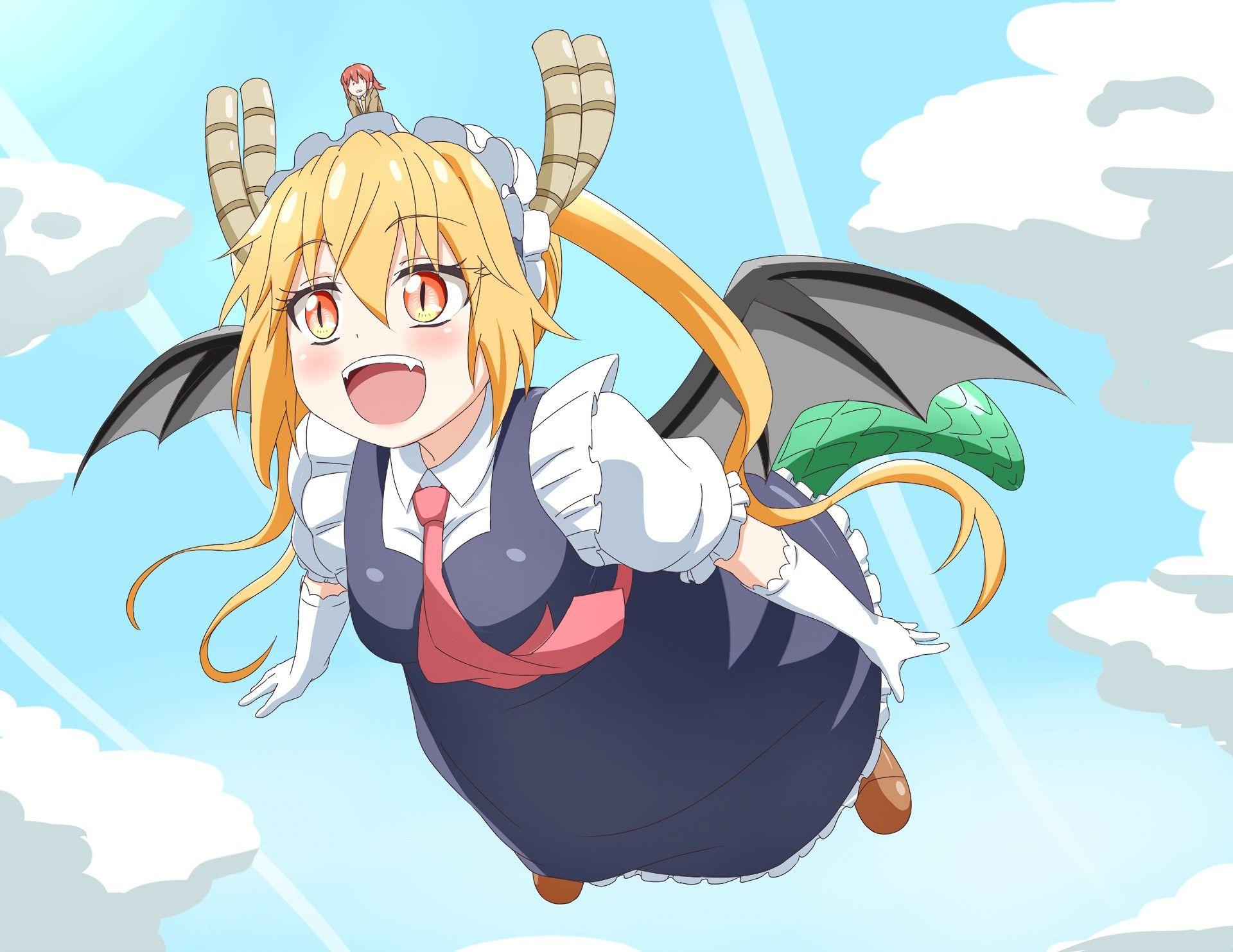 1920x1483 Kobayashi san Chi no Maid Dragon, Anime girls, Tohru (Kobayashi san Chi no Maid Dragon) Wallpaper HD / Desktop and Mobile Background