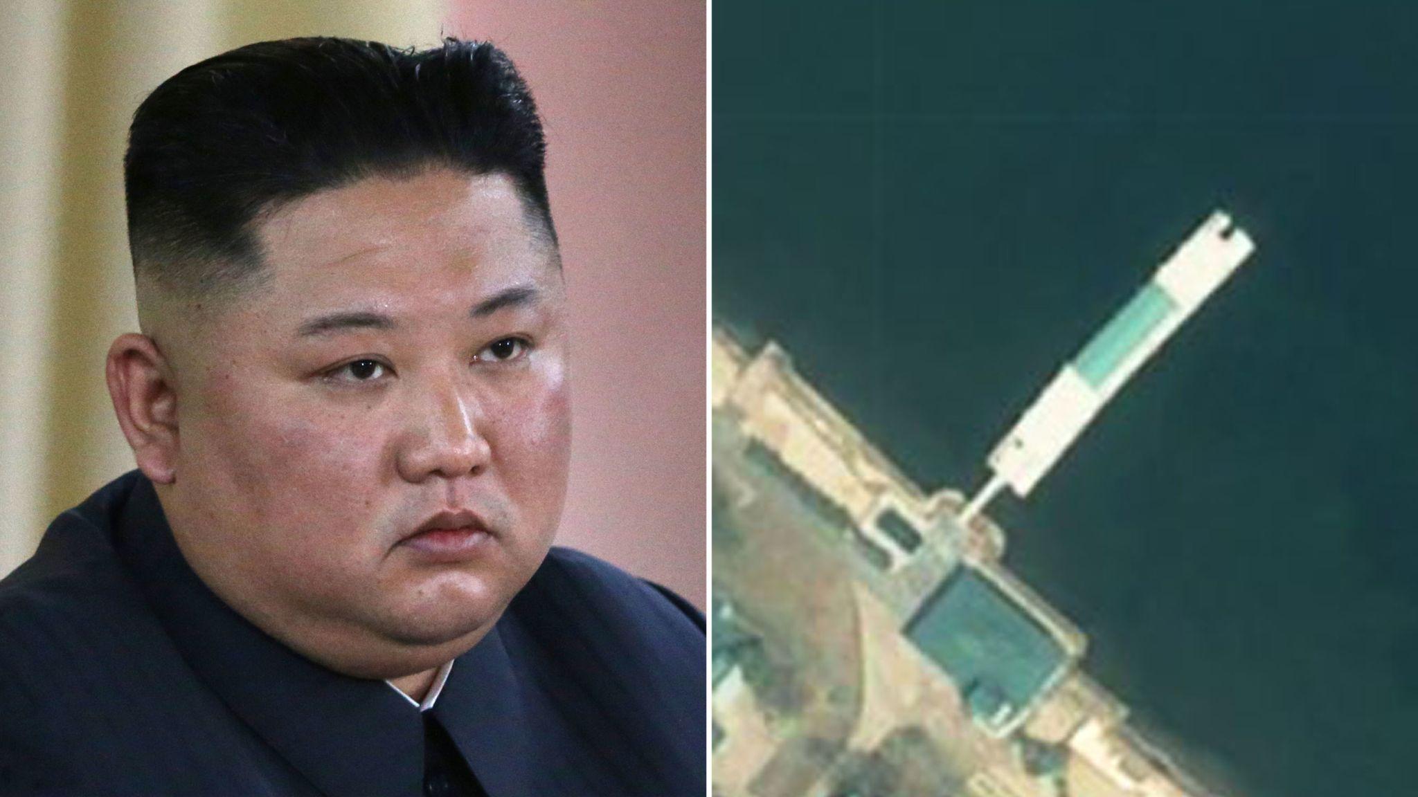 2048x1152 Satellite image of luxury boats 'suggest Kim Jong Un is in North