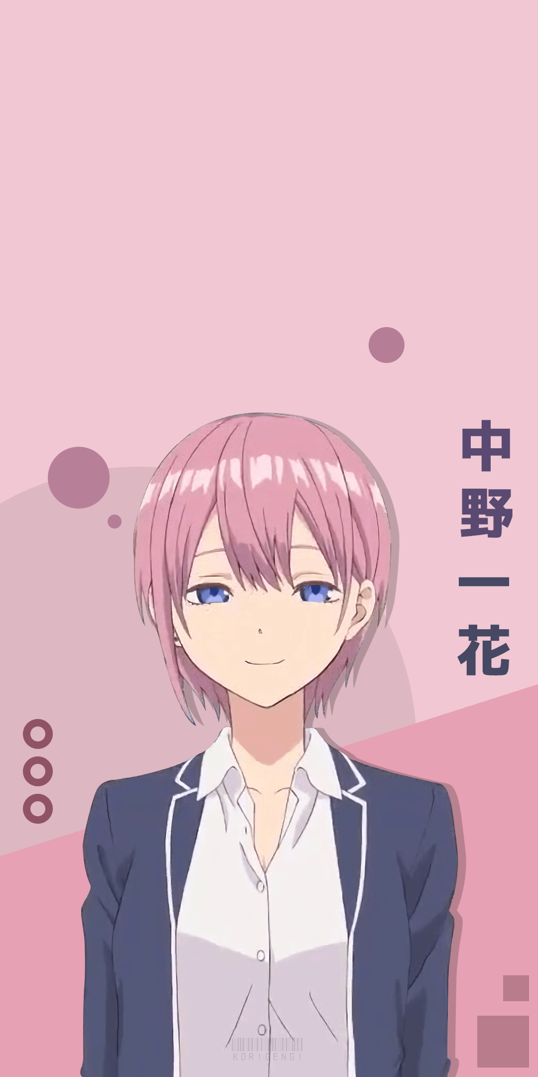 1080x2160 Nakano Ichika Wallpaper