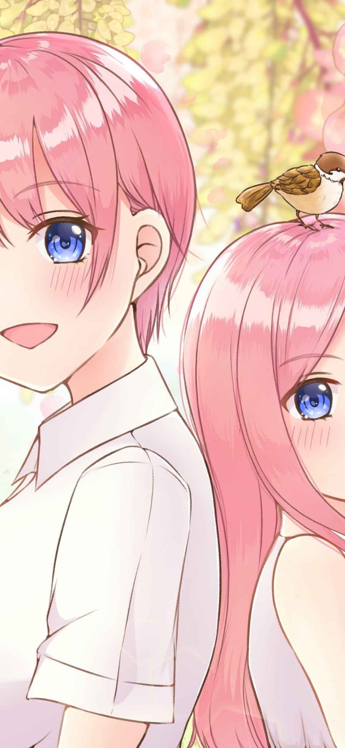 1125x2436 Download 1125x2436 5 Toubun No Hanayome, , Nakano Ichika, Pink Hair, Summer Wallpaper For IPhone 11 Pro & X