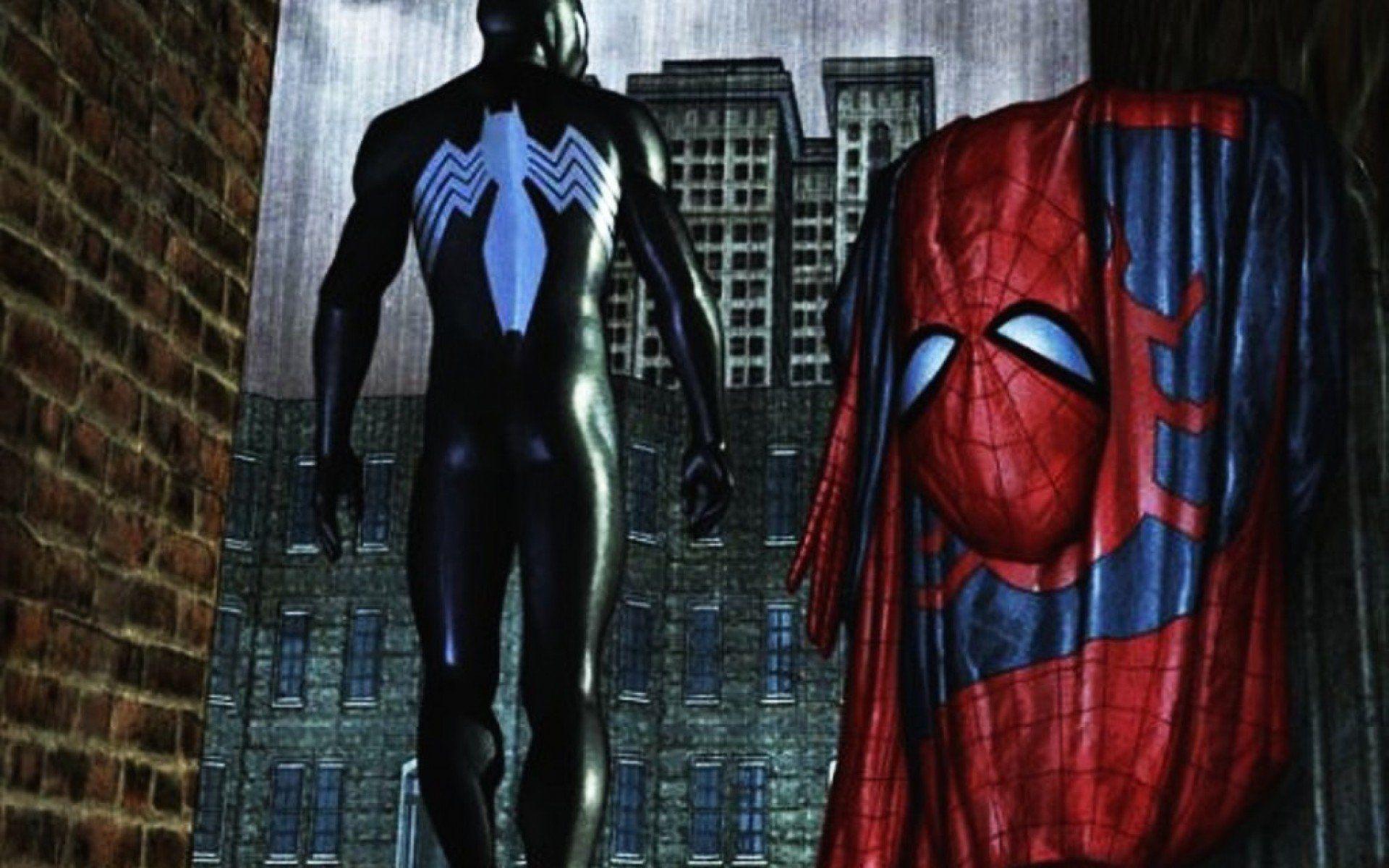 1920x1200 Spiderman Black Suit