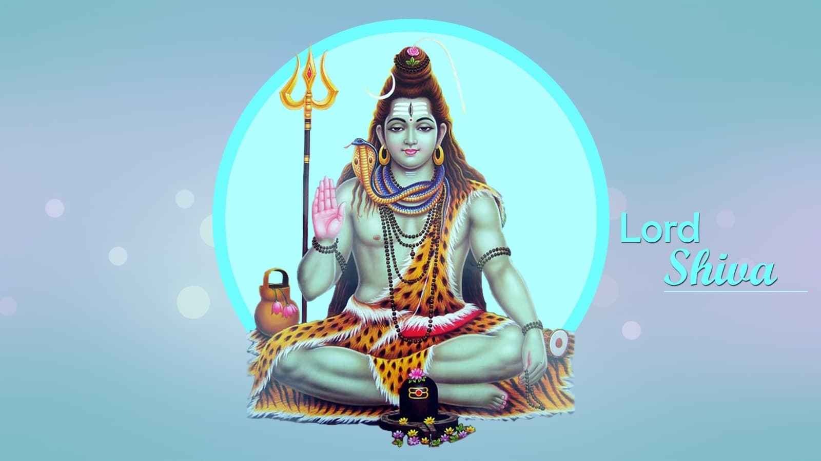 1600x900 Lord Shiva HD Wallpaper