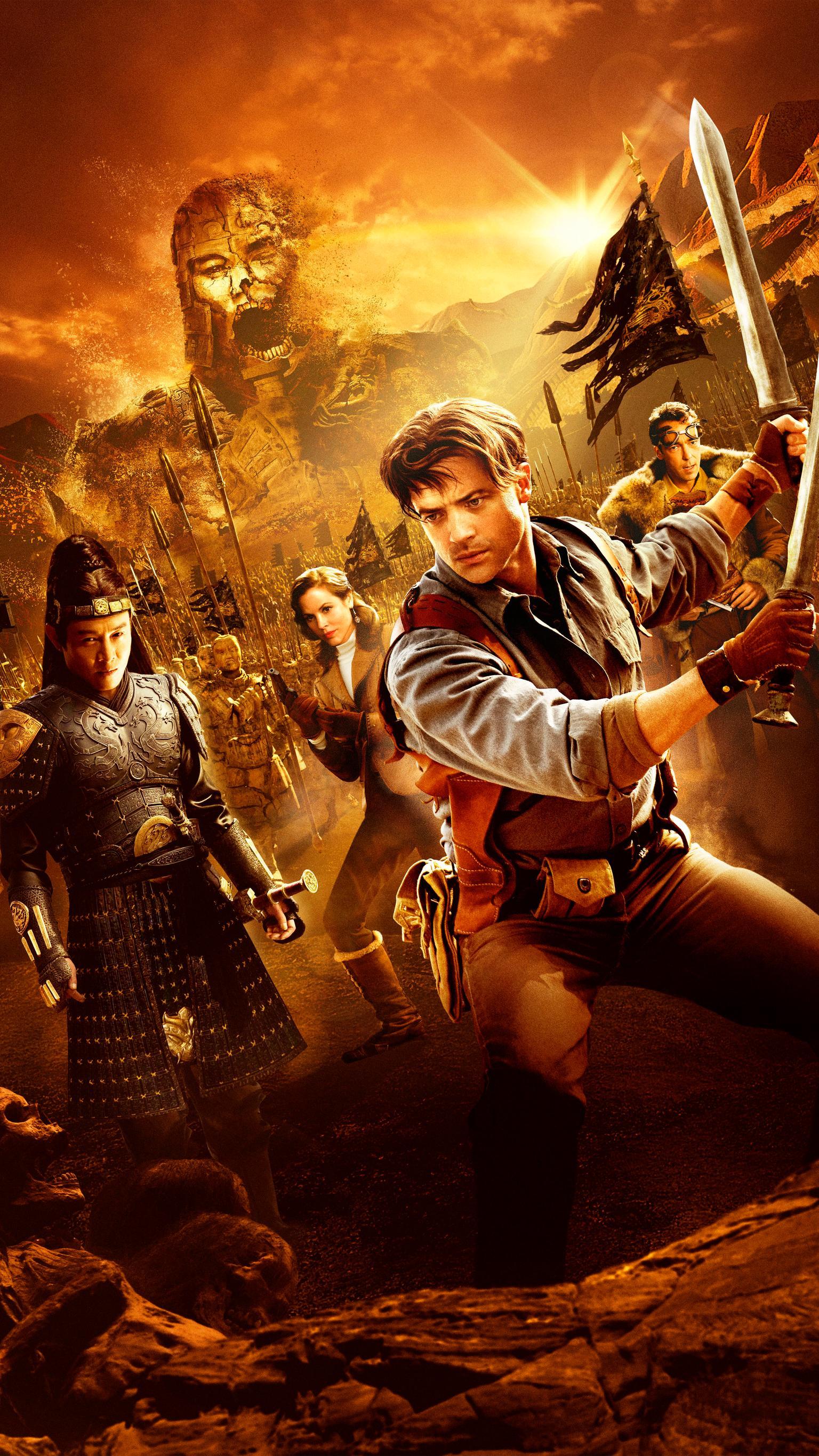 1536x2732 The Mummy: Tomb of the Dragon Emperor (2008) Phone Wallpaper