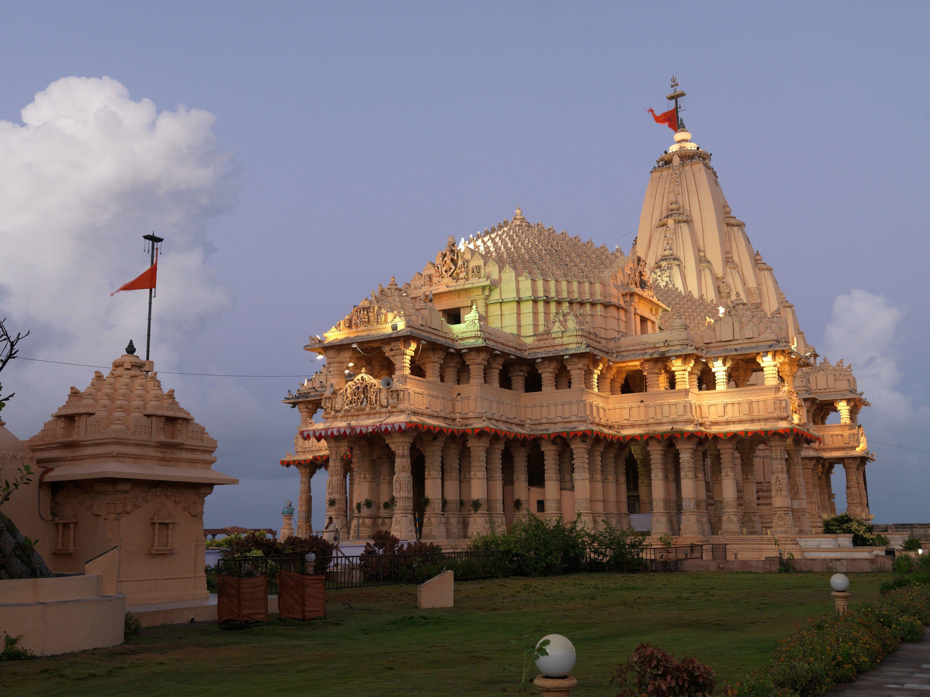 Somnath Temple Wallpapers Top Free Somnath Temple Backgrounds 