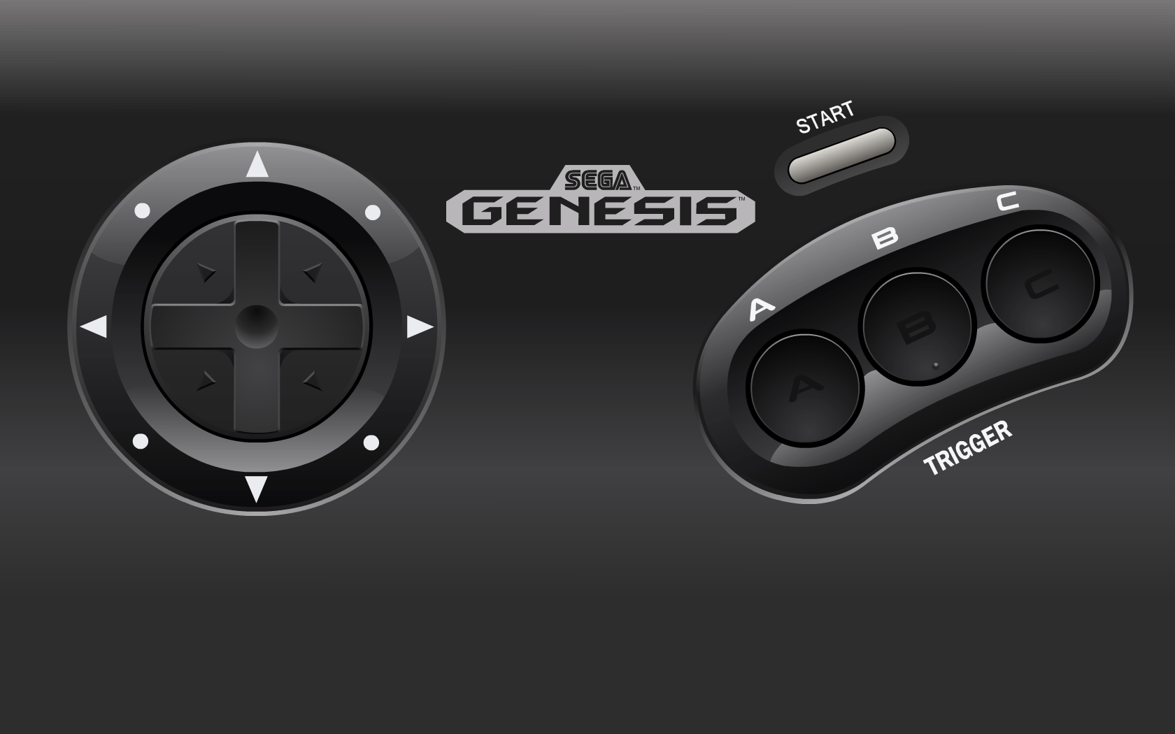 1680x1050 Sega Genesis Wallpaper