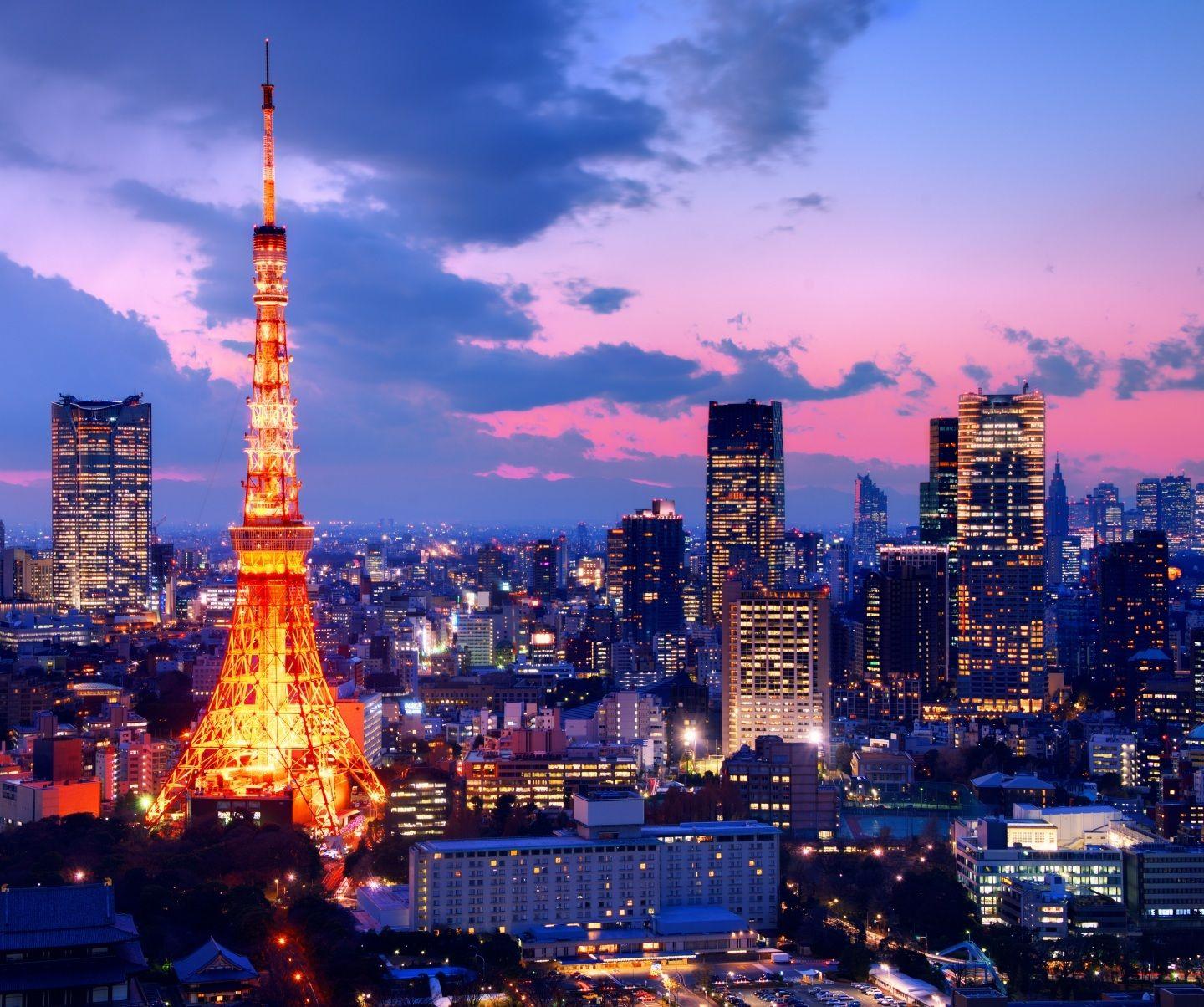1440x1204 Tokyo Tower Wallpaper and Background Image