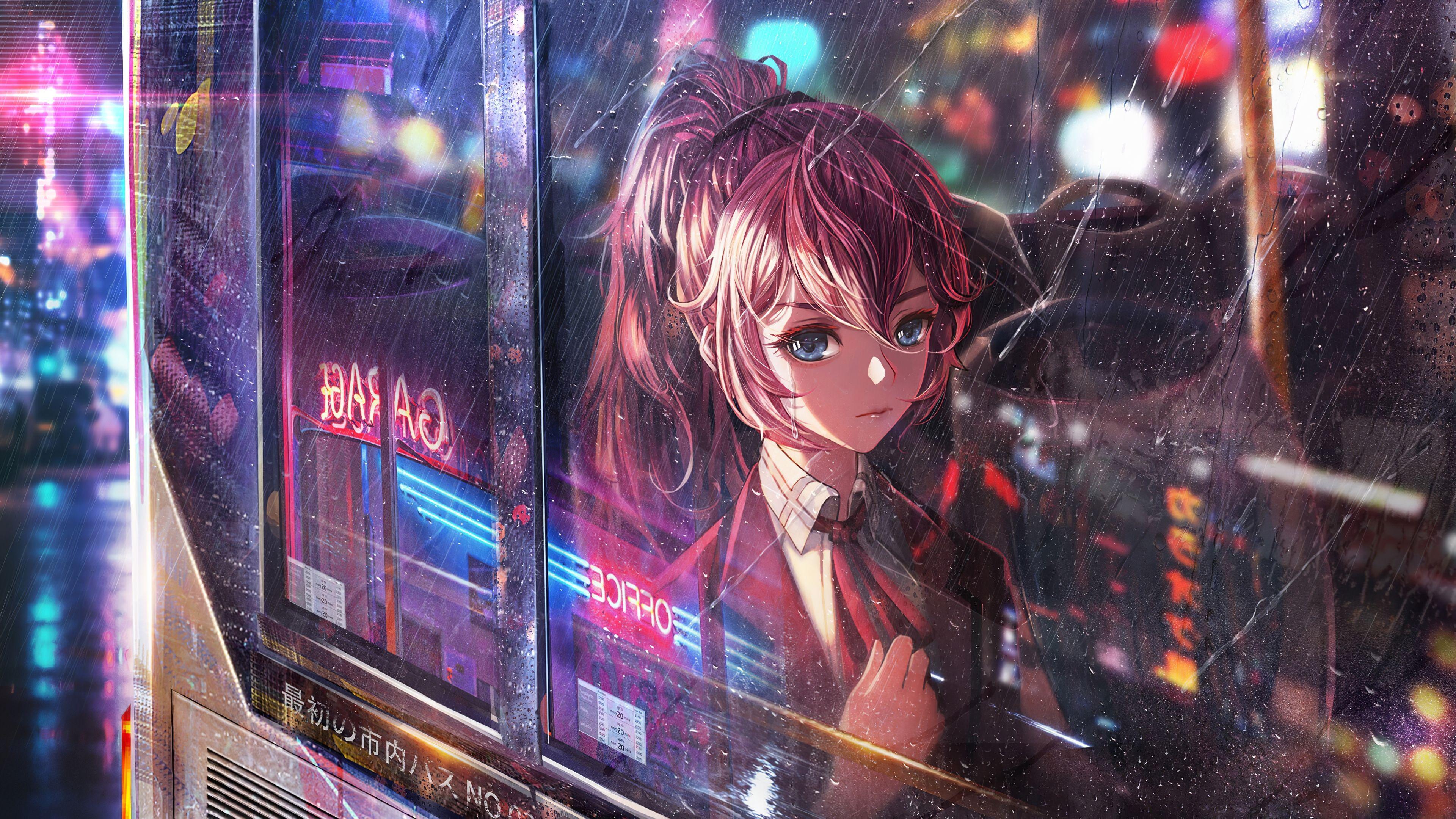 Neon Anime Wallpapers Top Free Neon Anime Backgrounds Wallpaperaccess