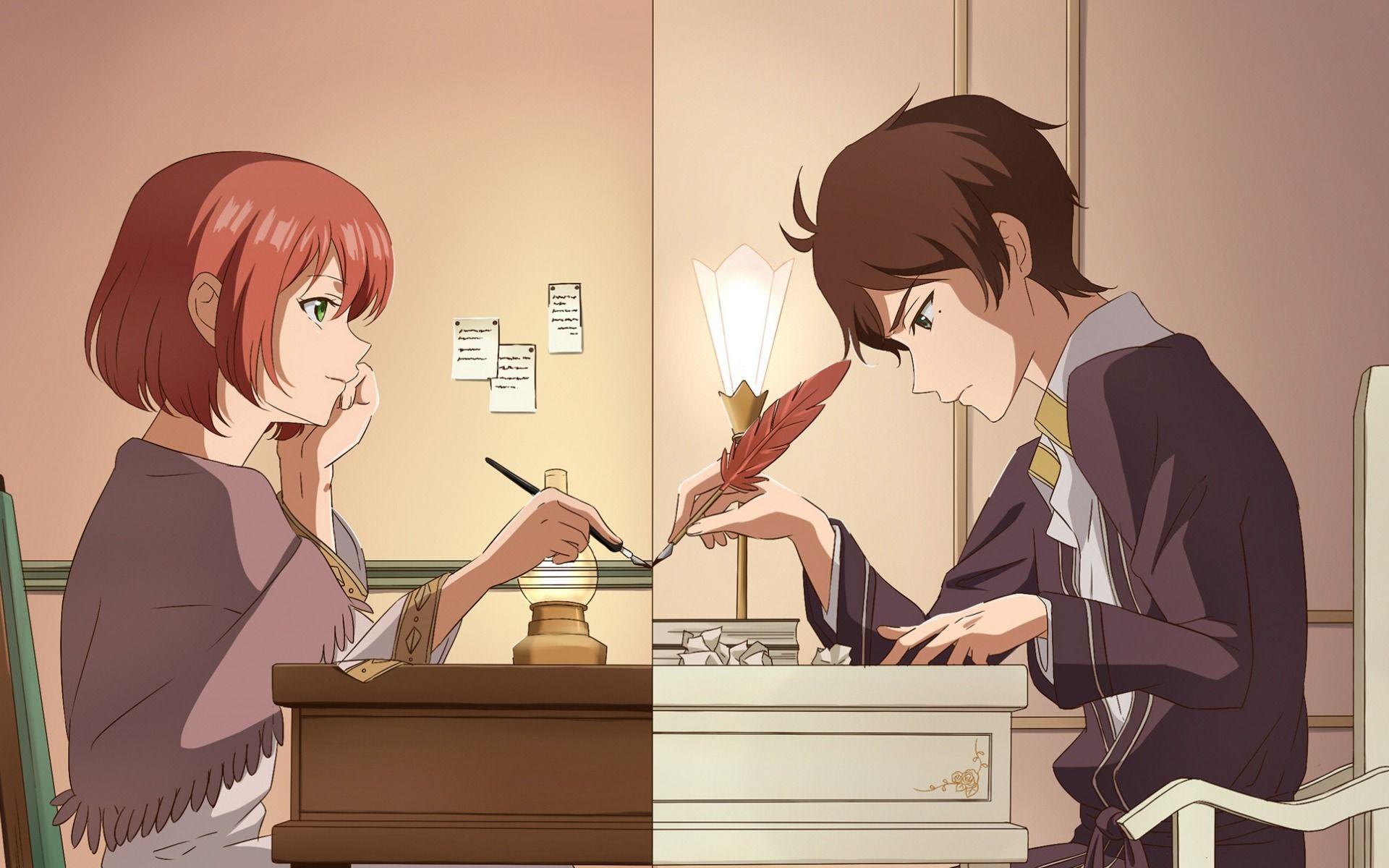 1920x1200 Download wallpaper Akagami no Shirayukihime, Shirayuki, Mihaya