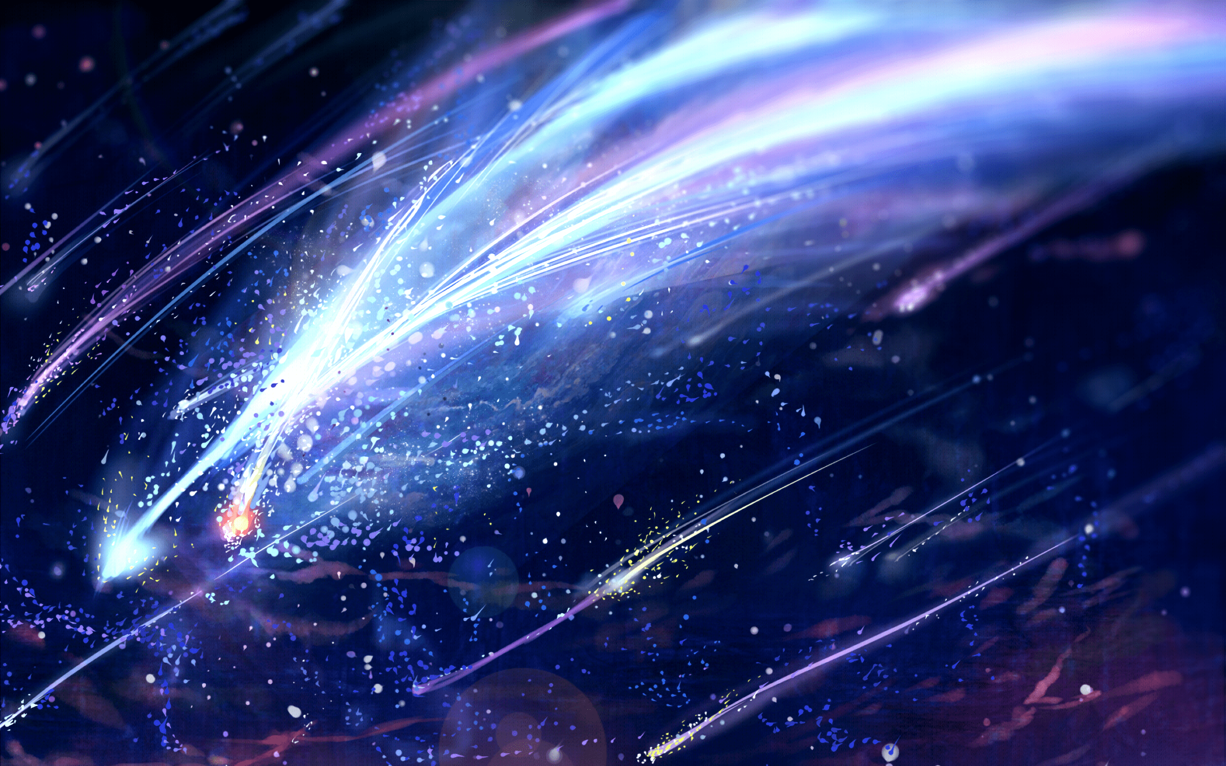 2484x1552 Comet Titania. Kimi no na wa wallpaper, Kimi no na wa, Kimi no na