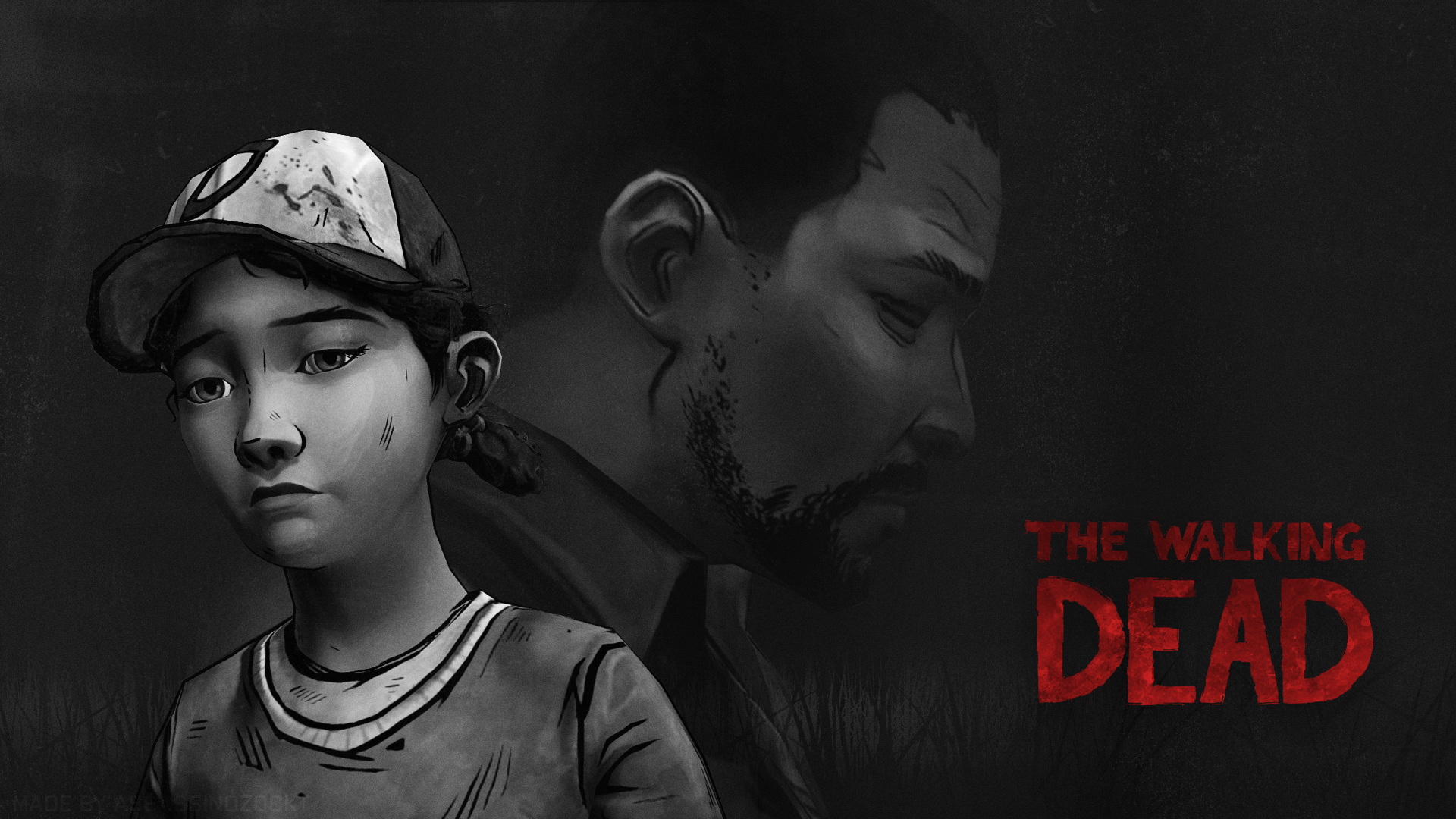 1920x1080  1920x1080 Clementine The Walking Dead wallpaper PNG   Coolwallpapersme