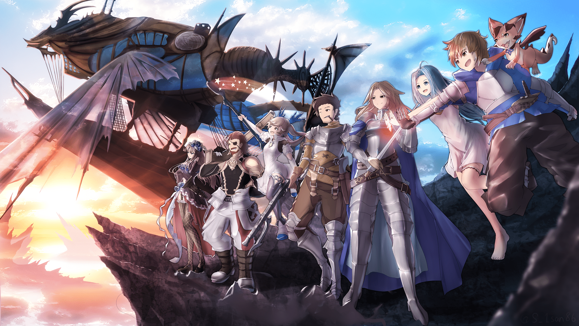 granblue fantasy wallpapers top free granblue fantasy backgrounds wallpaperaccess granblue fantasy wallpapers top free