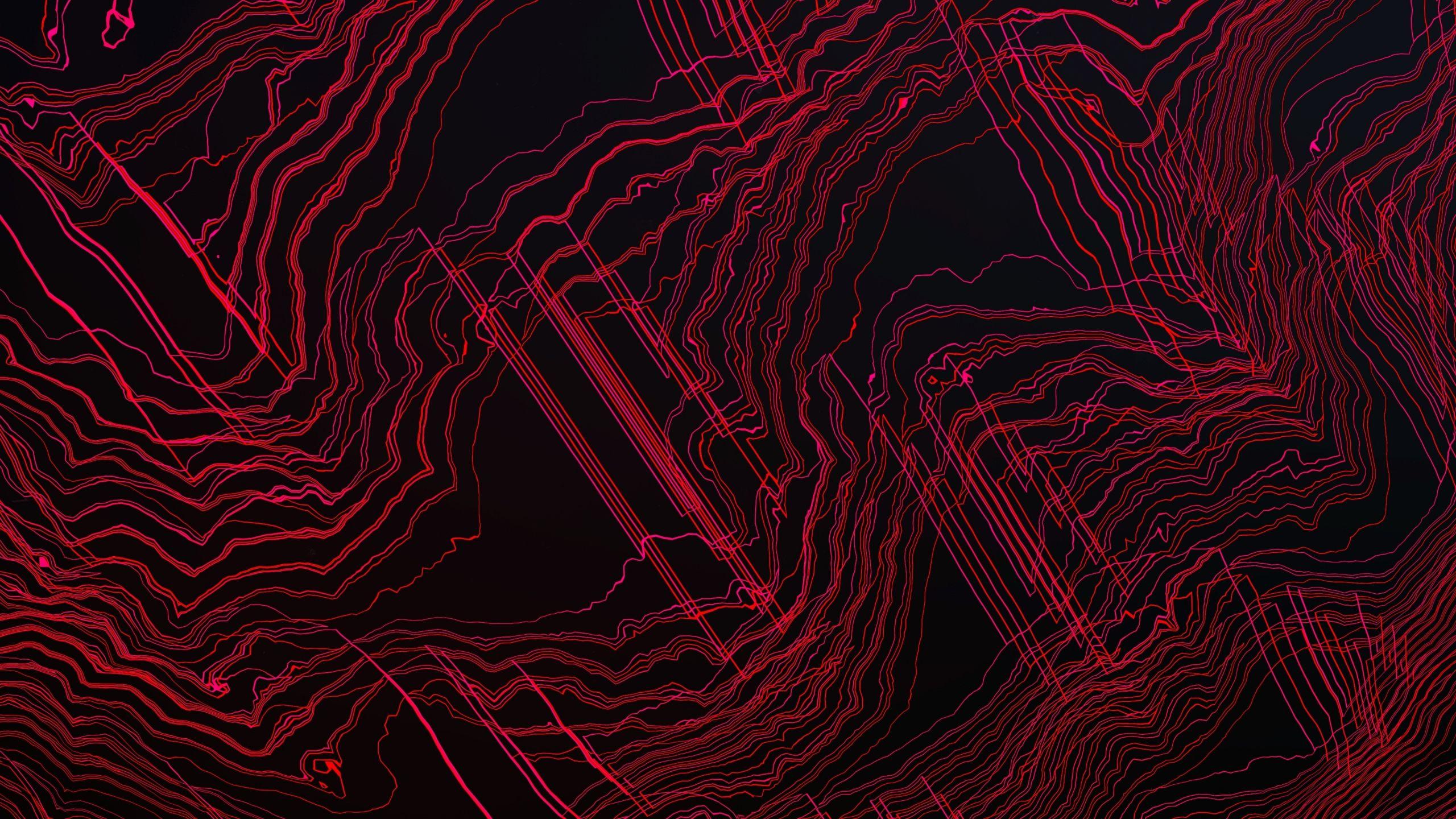 2560x1440 Download 2560x1440 wallpaper glitch art, lines, curvy, abstract, dual wide, widescreen 16: widescreen, 2560x1440 HD image, background, 9044