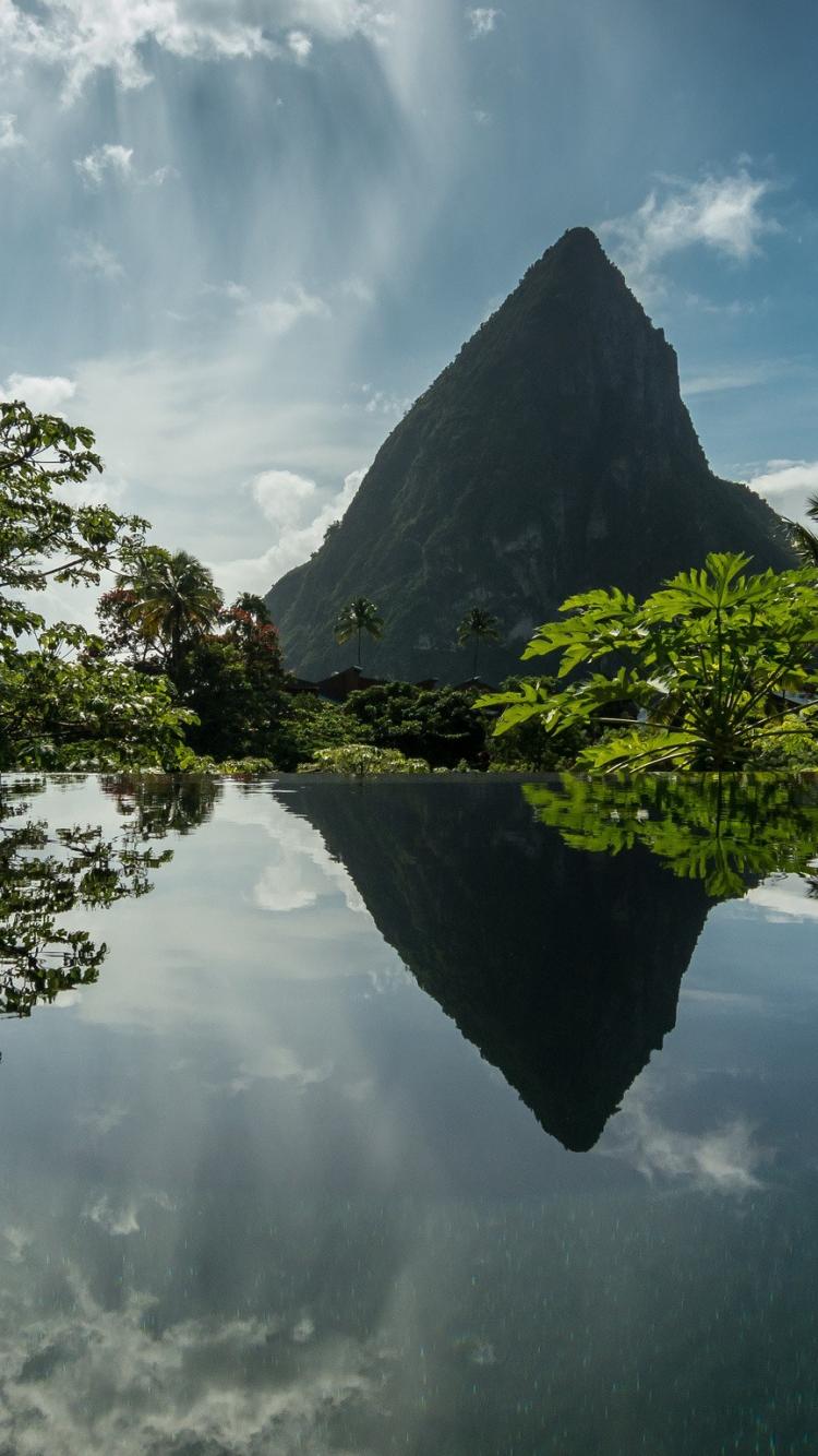 750x1334 Saint Lucia Wallpaper