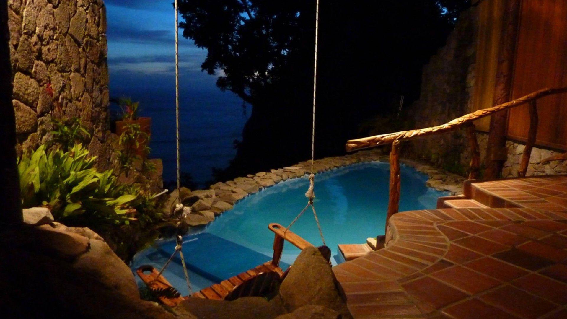 1920x1080 Luxury Hideaway Villa St Lucia HD desktop wallpaper : Widescreen