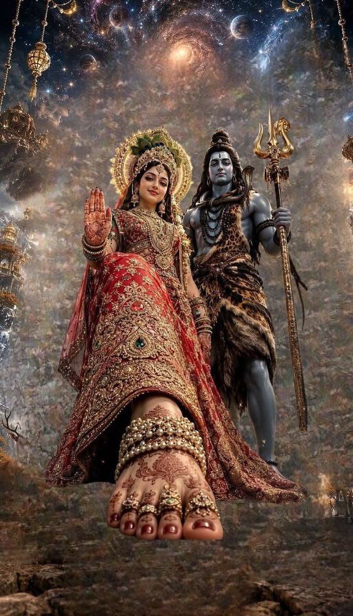 687x1200 Har Har Mahadev Jai Maa Durga. When Shiva And Durga Bless Your Life Every Fear Fades Every Obstacle Ends And Every Dream Finds Strength