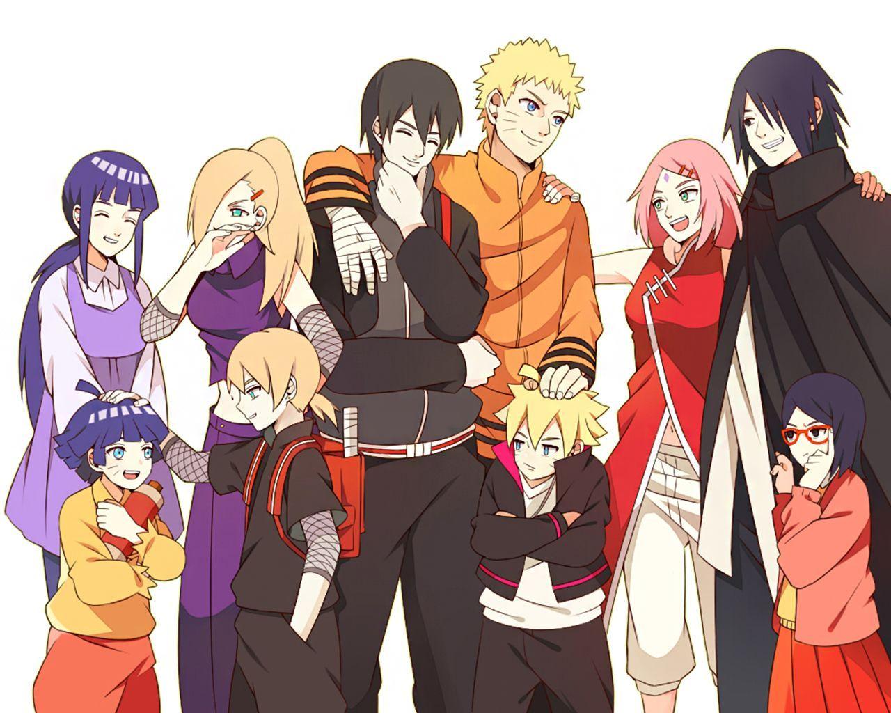 1280x1024 Anime Family Wallpaper. Naruto gaiden, Uzumaki boruto, Naruto