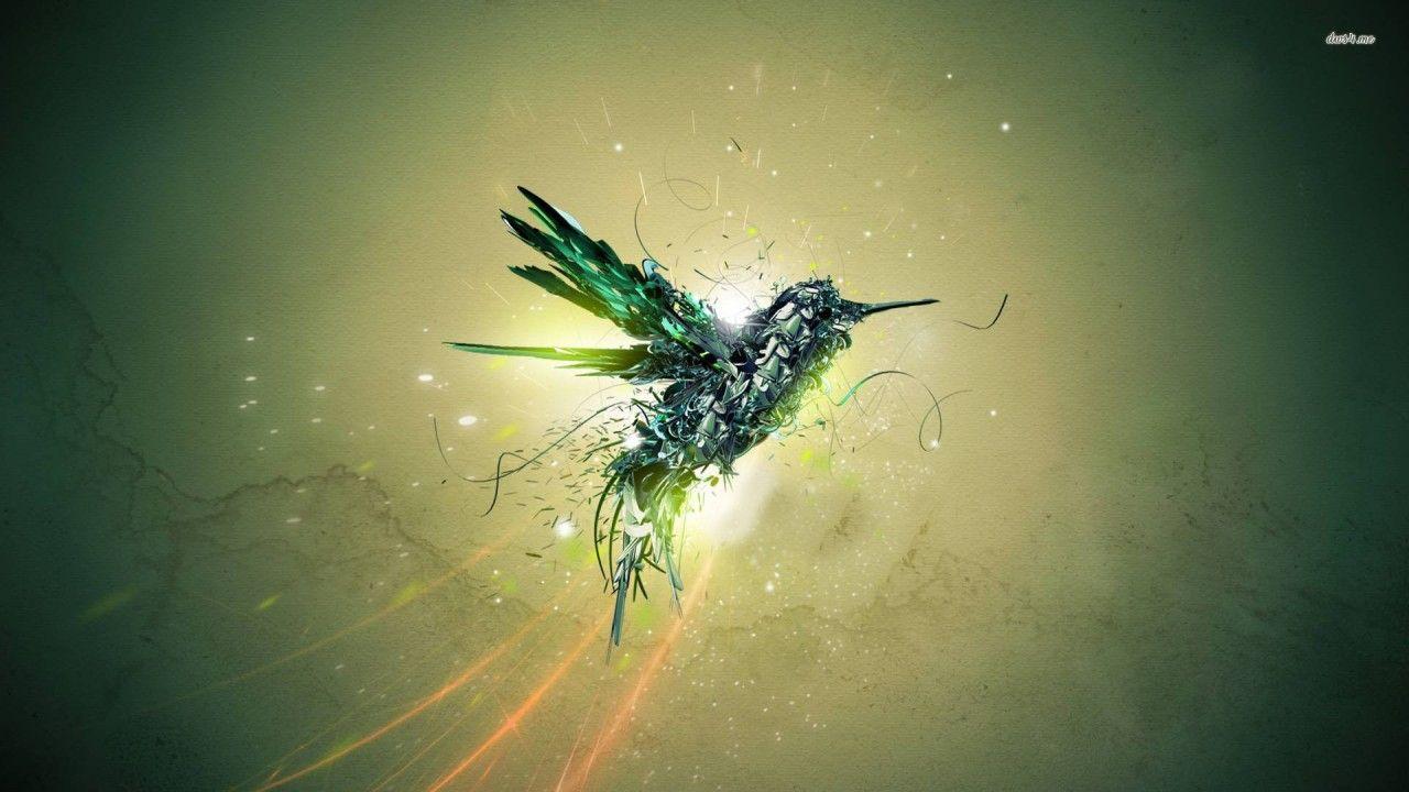 1280x720 Metal Bird, Digital Art Wallpaper. Metal Bird, Digital Art