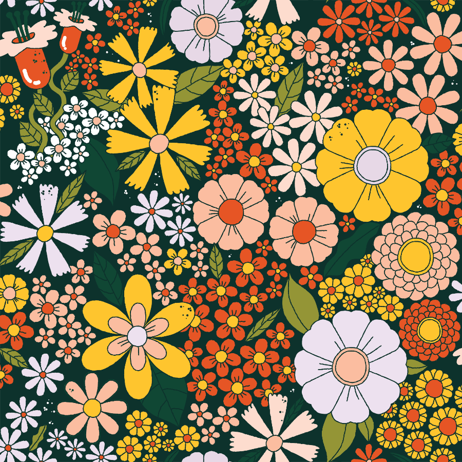 70s Flower Power Wallpapers - Top Free 70s Flower Power Backgrounds -  WallpaperAccess
