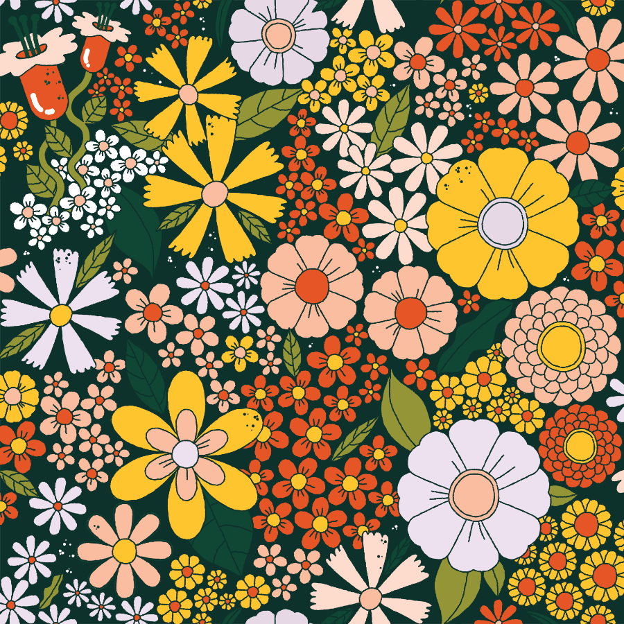 70s Flower Power Wallpapers - Top Free 70s Flower Power Backgrounds - WallpaperAccess